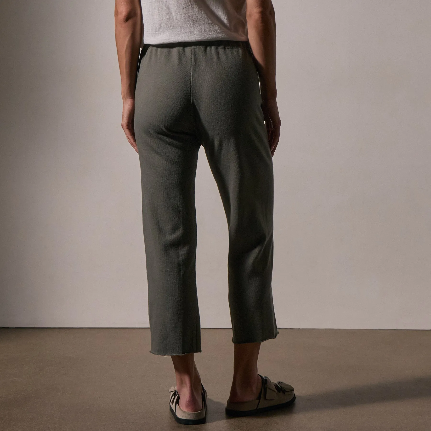 French Terry Cutoff Sweatpant - Palm sold by James Perse product image thumbnail 2