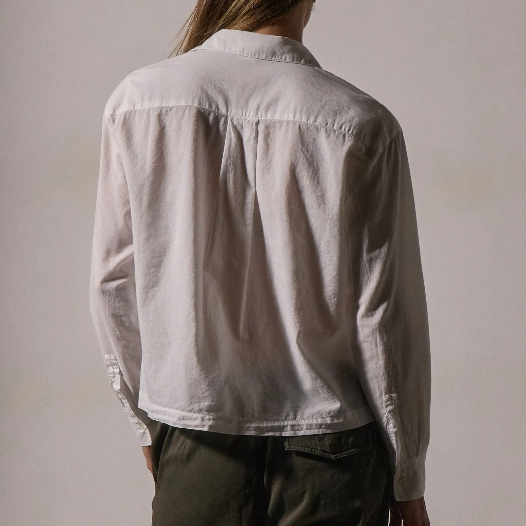 Long Sleeve Light Shirt - White sold by James Perse product image thumbnail 2