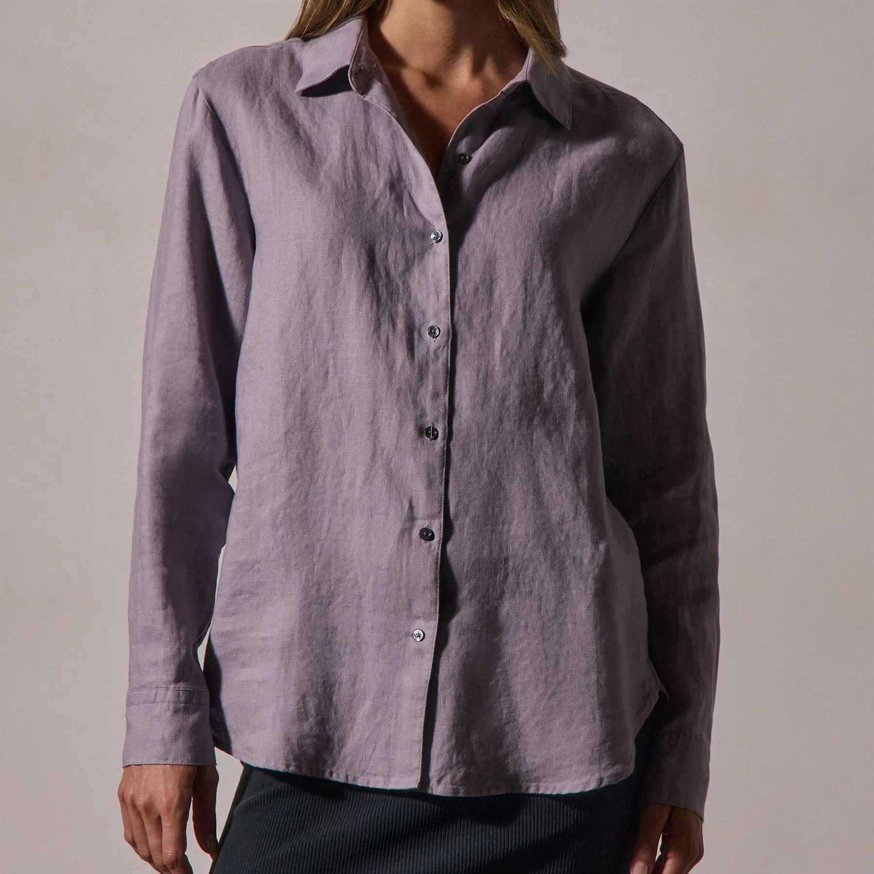 Linen Shirt - Iris sold by James Perse