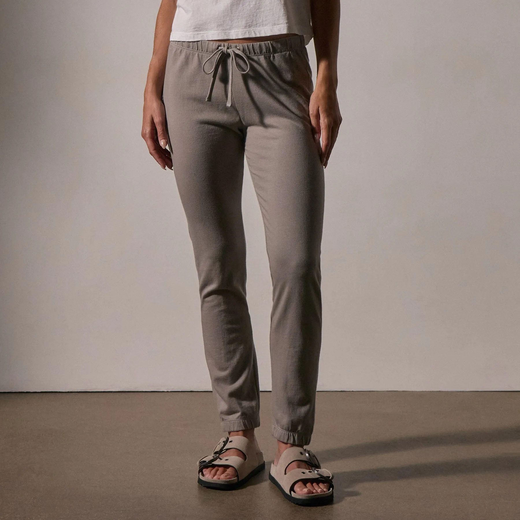 French Terry Sweatpant - Concrete sold by James Perse