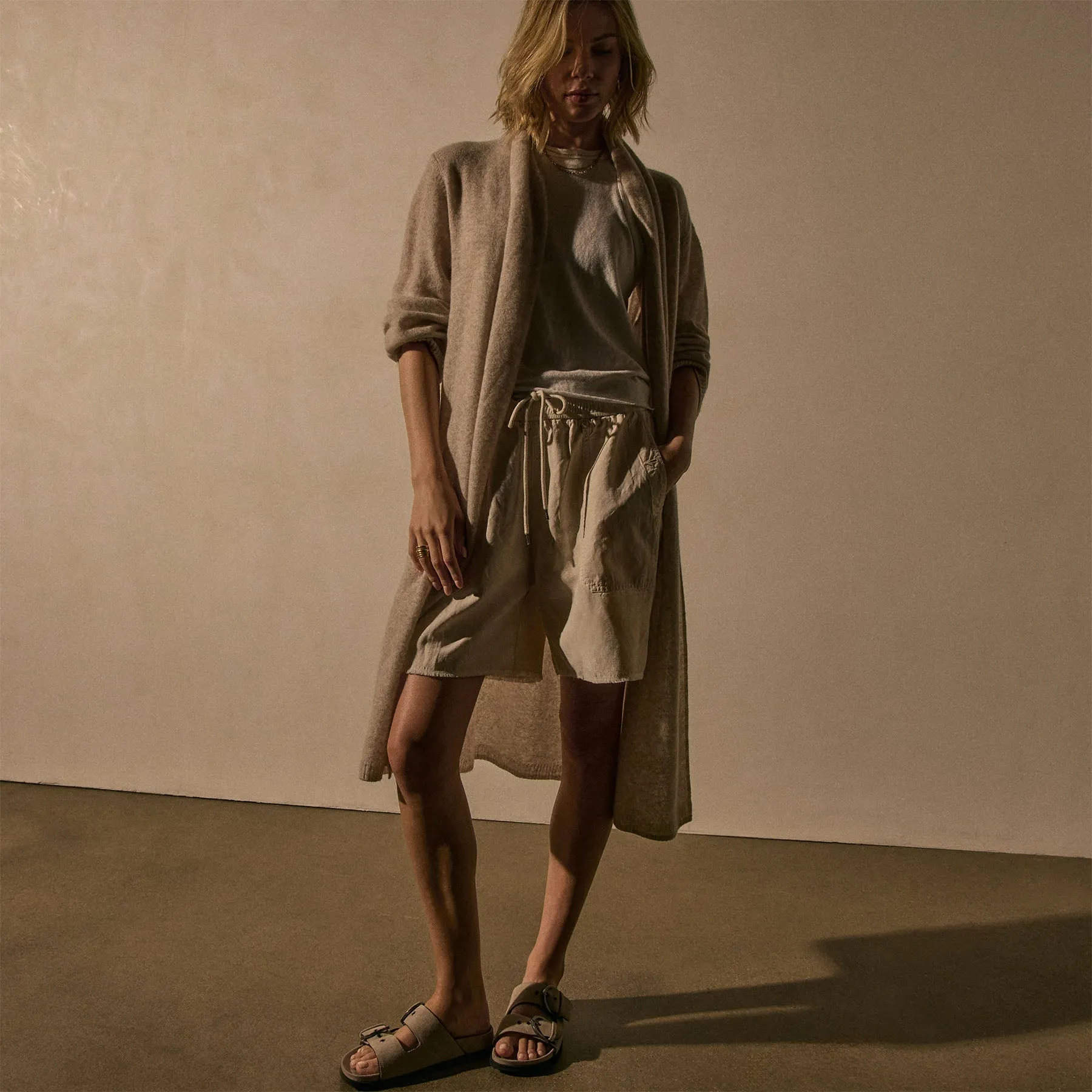 Lightweight Utility Short - Alabaster Pigment sold by James Perse product image thumbnail 4