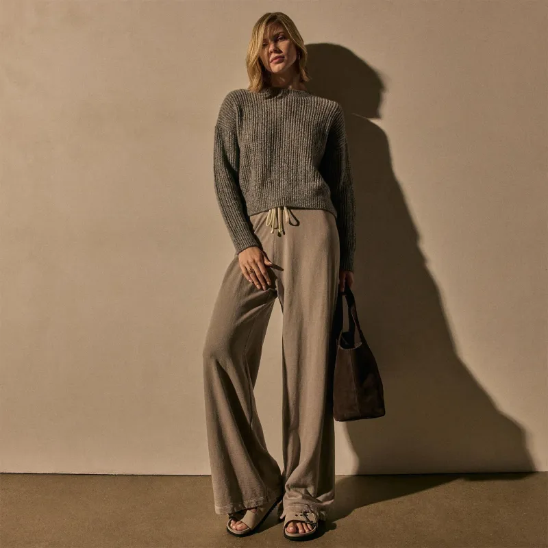 Wide Leg Sweatpant - Concrete Pigment sold by James Perse