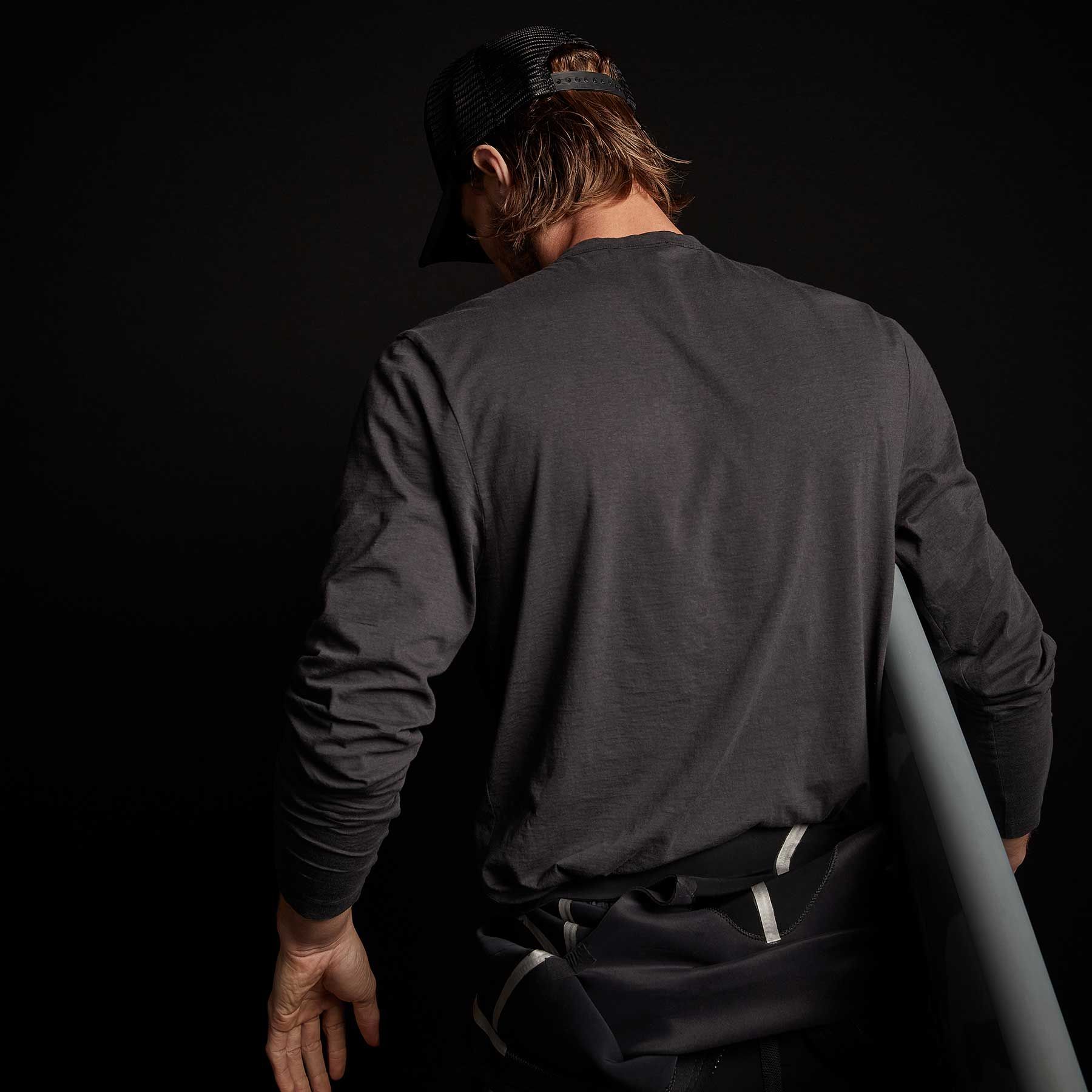 Recycled Lotus Jersey Pocket Crew - Magma sold by James Perse product image thumbnail 4