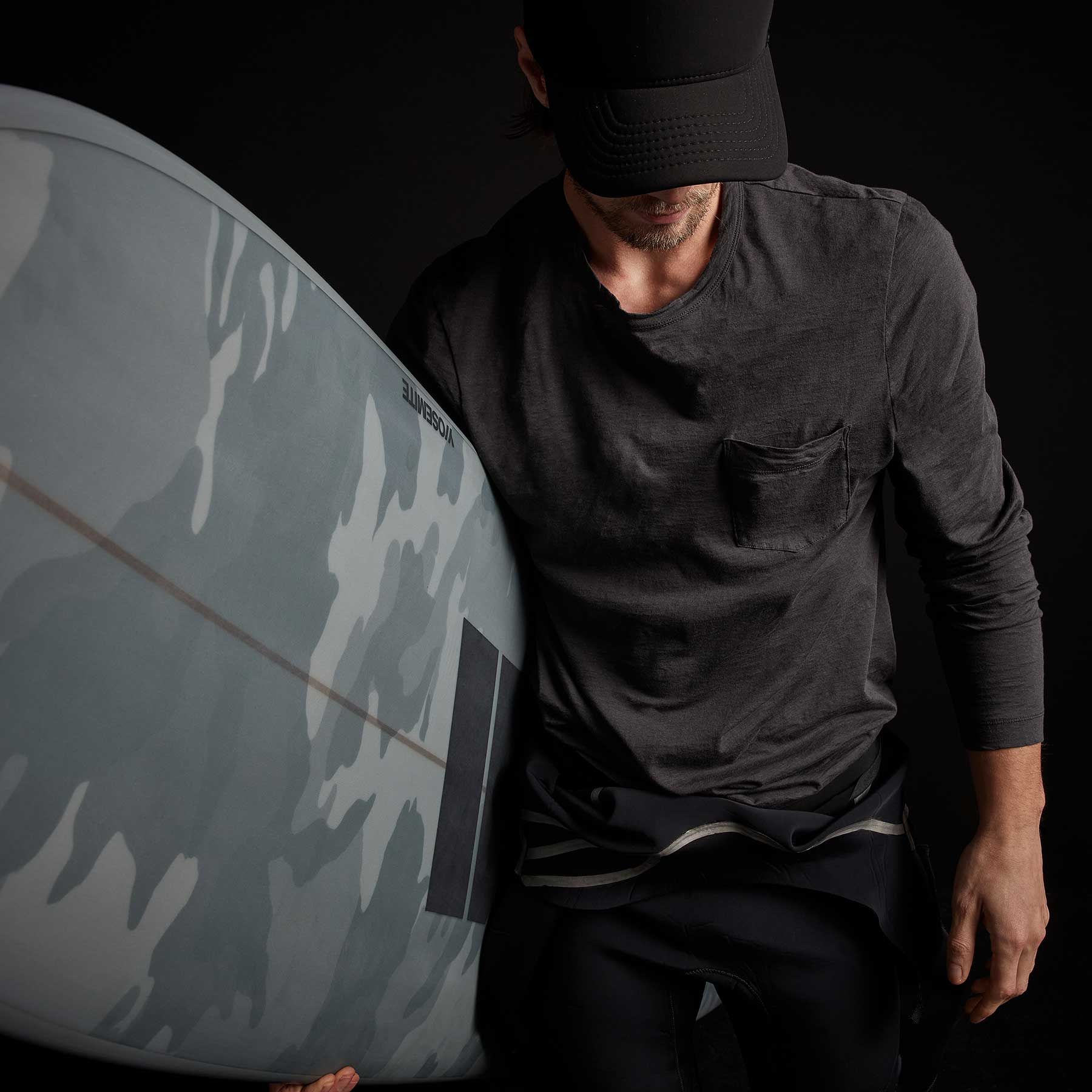 Recycled Lotus Jersey Pocket Crew - Magma sold by James Perse product image thumbnail 3