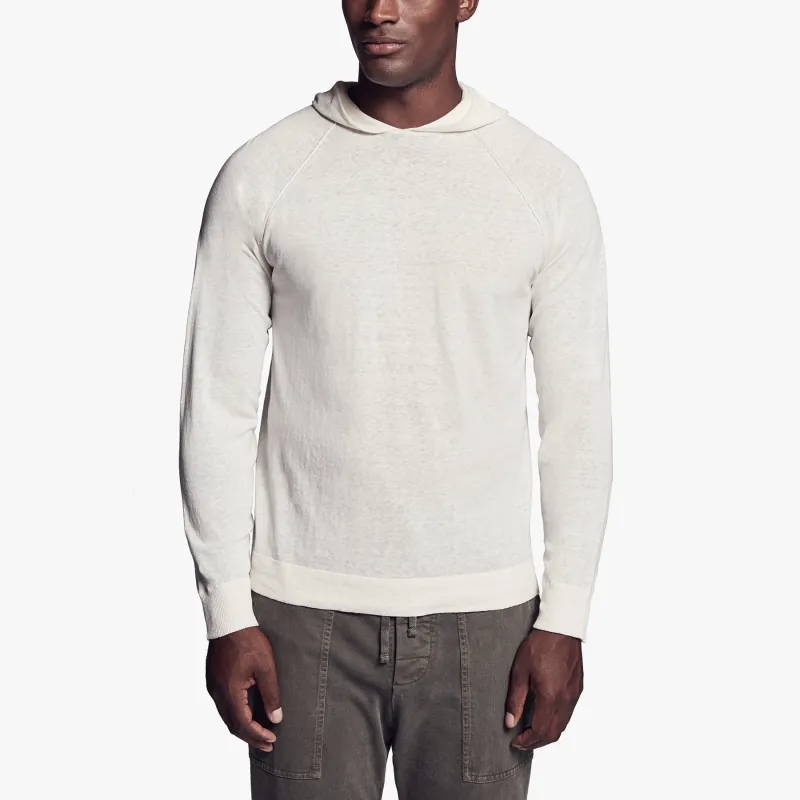 Recycled Cotton Hooded Sweater - Cotton sold by James Perse