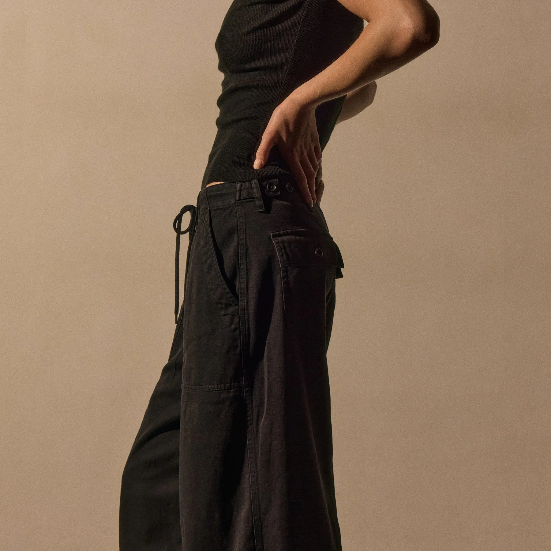 Oversized Surplus Pant - Black Pigment sold by James Perse product image thumbnail 2