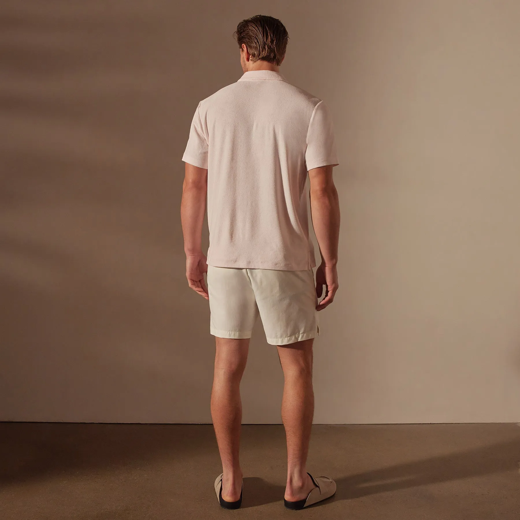 Cotton Terry Short Sleeve Polo - Zephyr sold by James Perse product image thumbnail 4