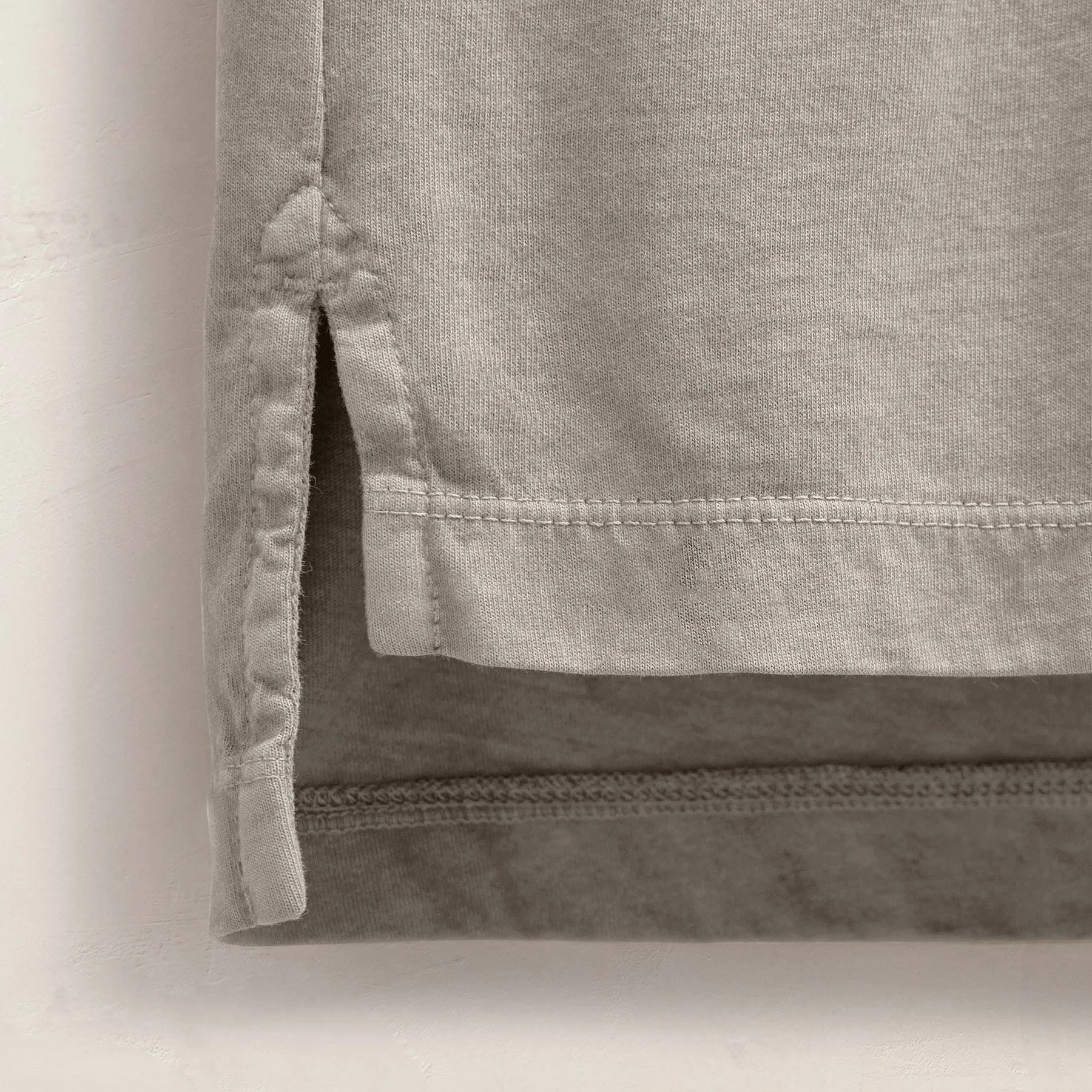 Sueded Jersey Polo - Concrete Pigment sold by James Perse product image thumbnail 3