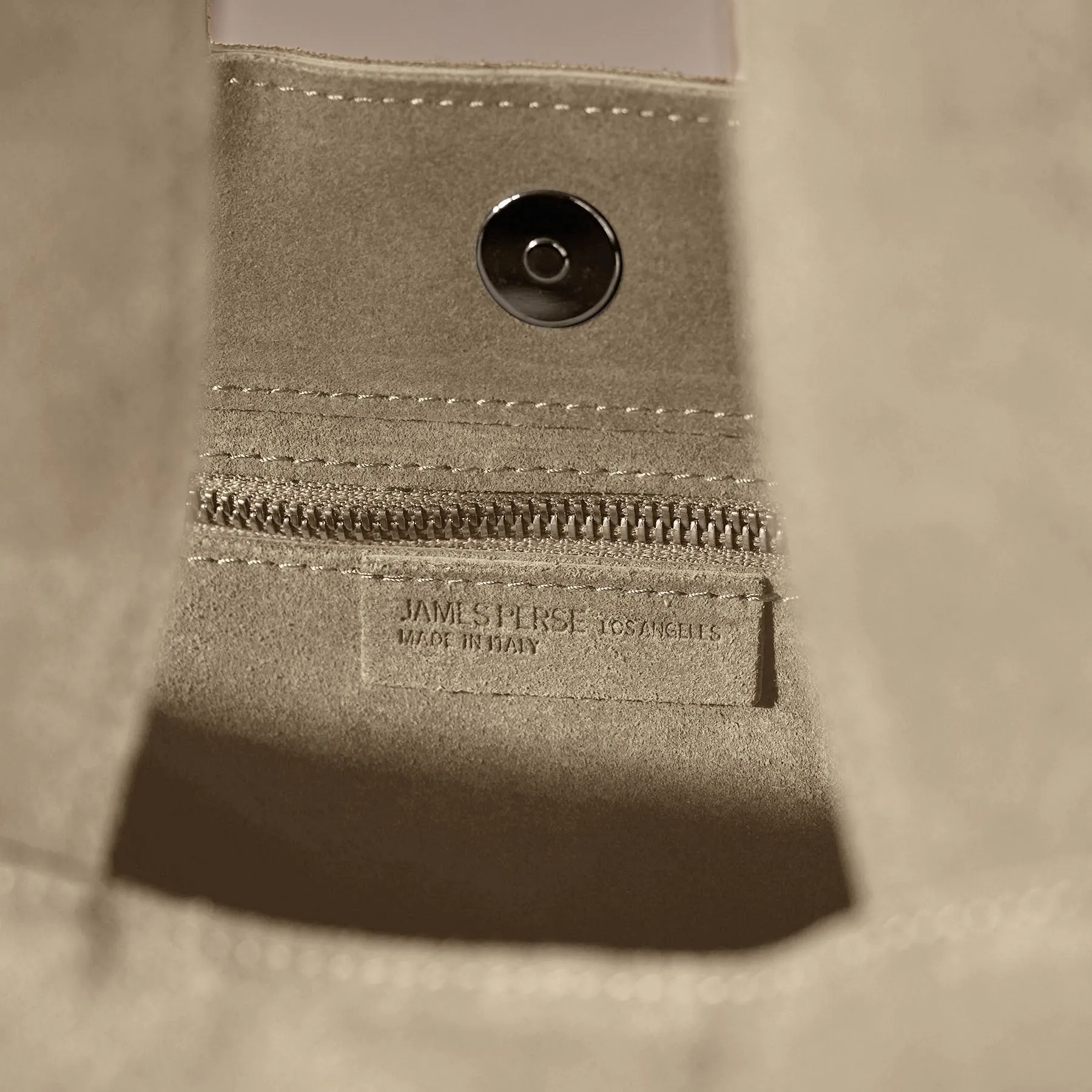 Suede Tote Bag - Sand sold by James Perse product image thumbnail 3