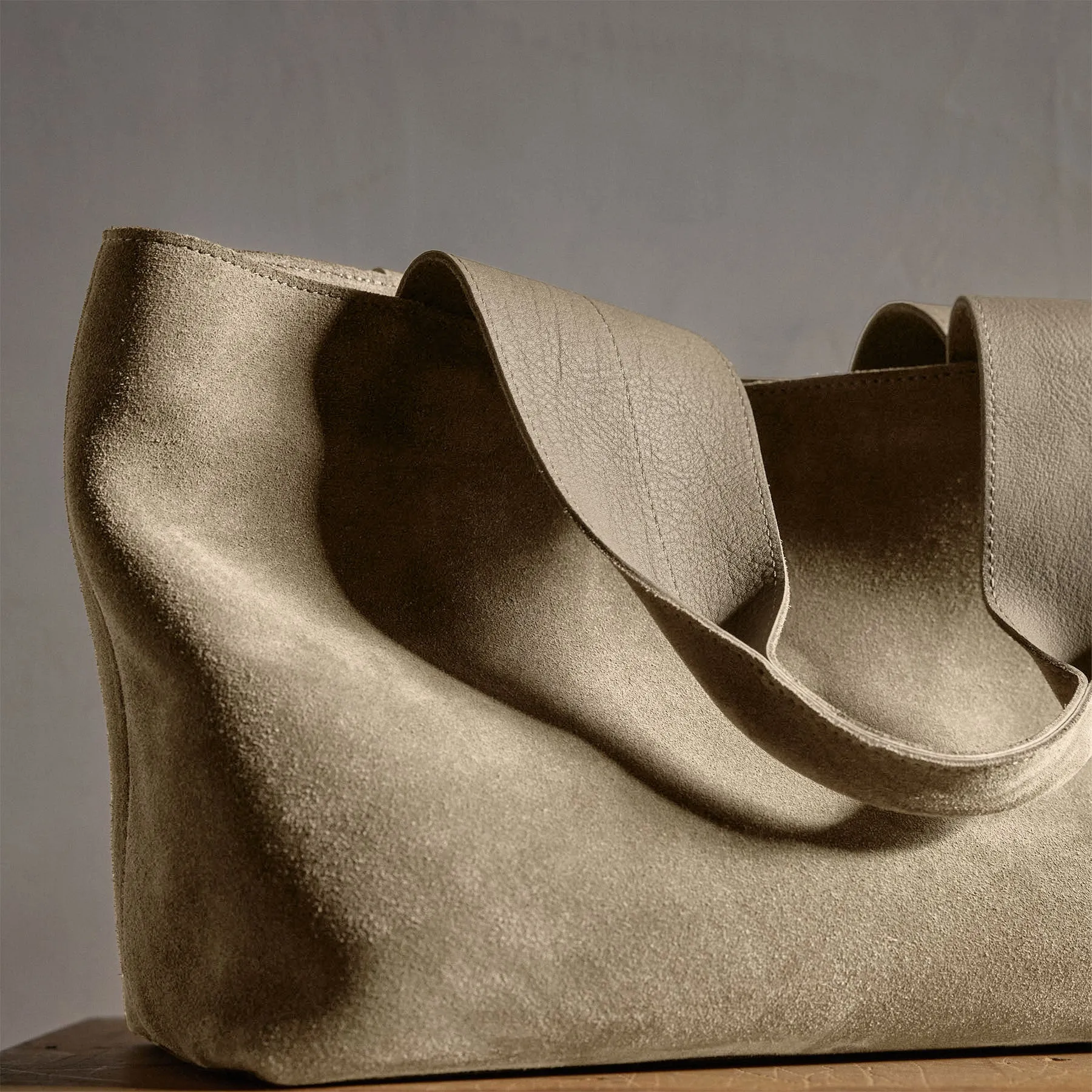 Suede Tote Bag - Sand sold by James Perse product image thumbnail 2