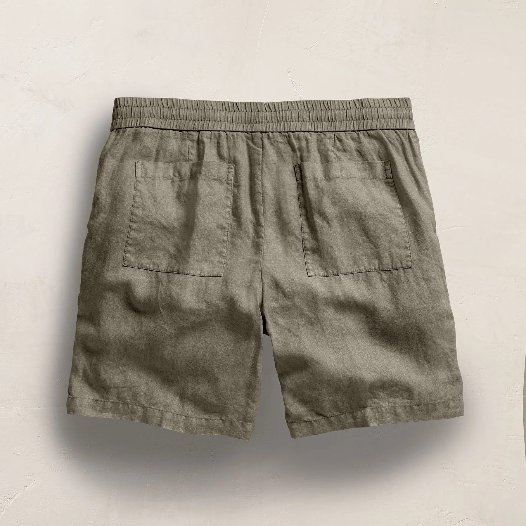 Relaxed Fit Linen Short - Birch Pigment sold by James Perse product image thumbnail 5