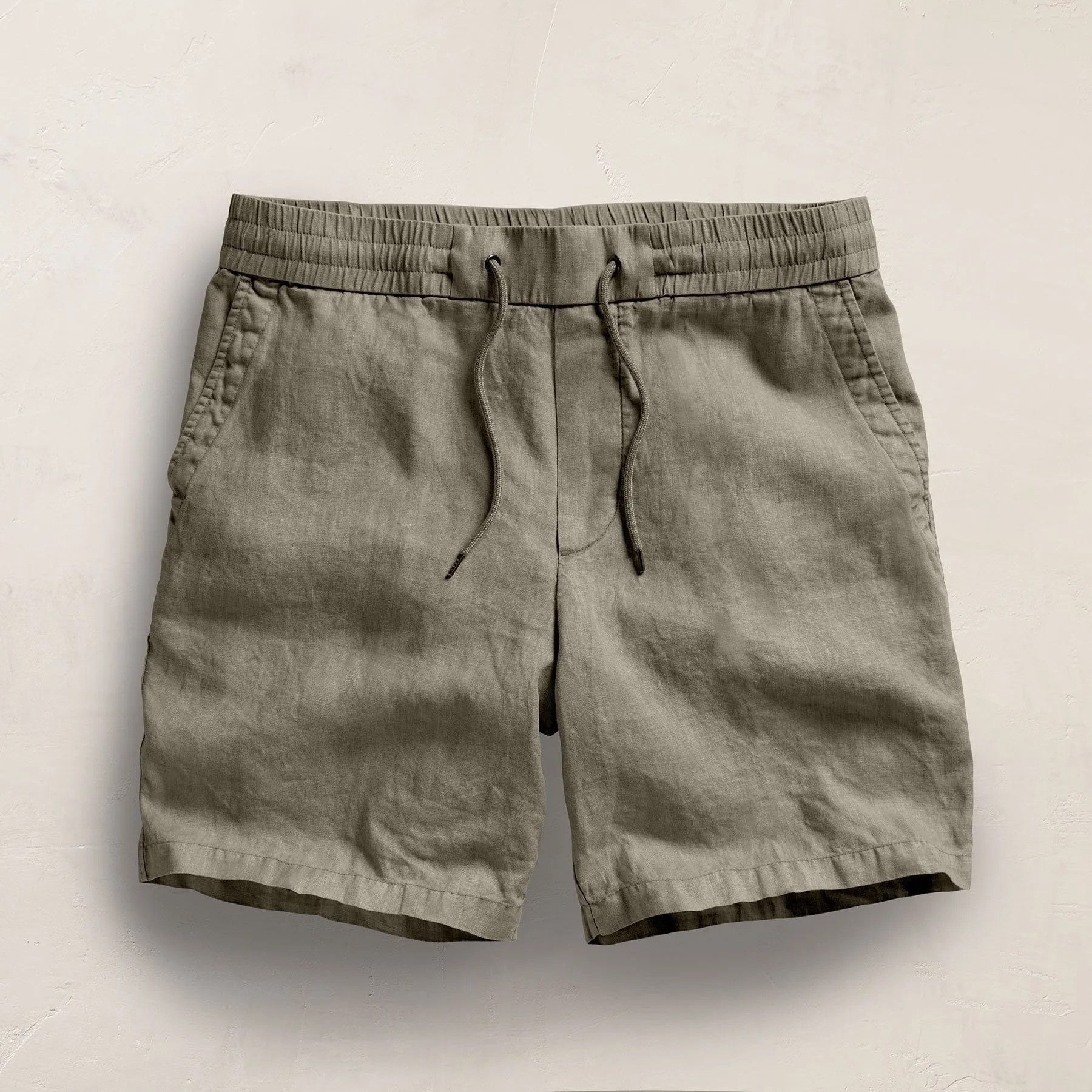 Relaxed Fit Linen Short - Birch Pigment sold by James Perse product image thumbnail 2