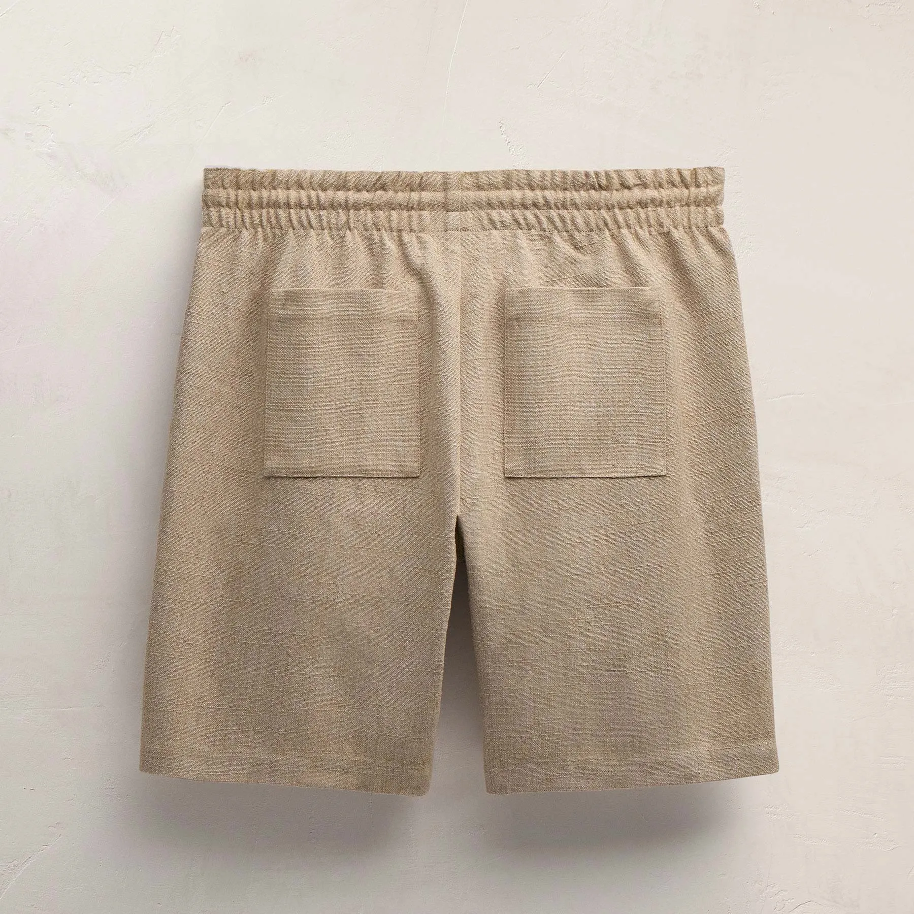 Suede Trimmed Short - Natural/Tobacco sold by James Perse product image thumbnail 4