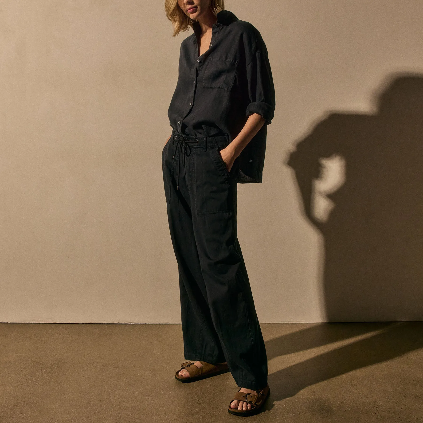 Oversized Surplus Pant - Classic Navy Pigment sold by James Perse product image thumbnail 2