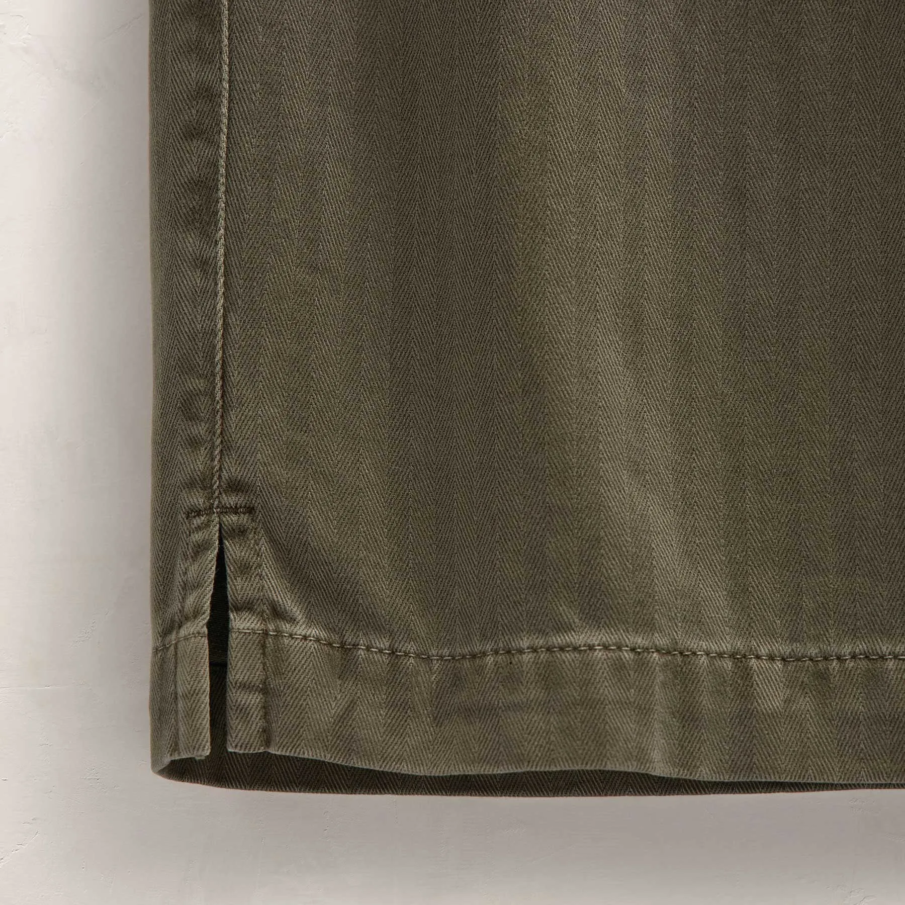 Herringbone Twill Trouser - Birch Pigment sold by James Perse product image thumbnail 5