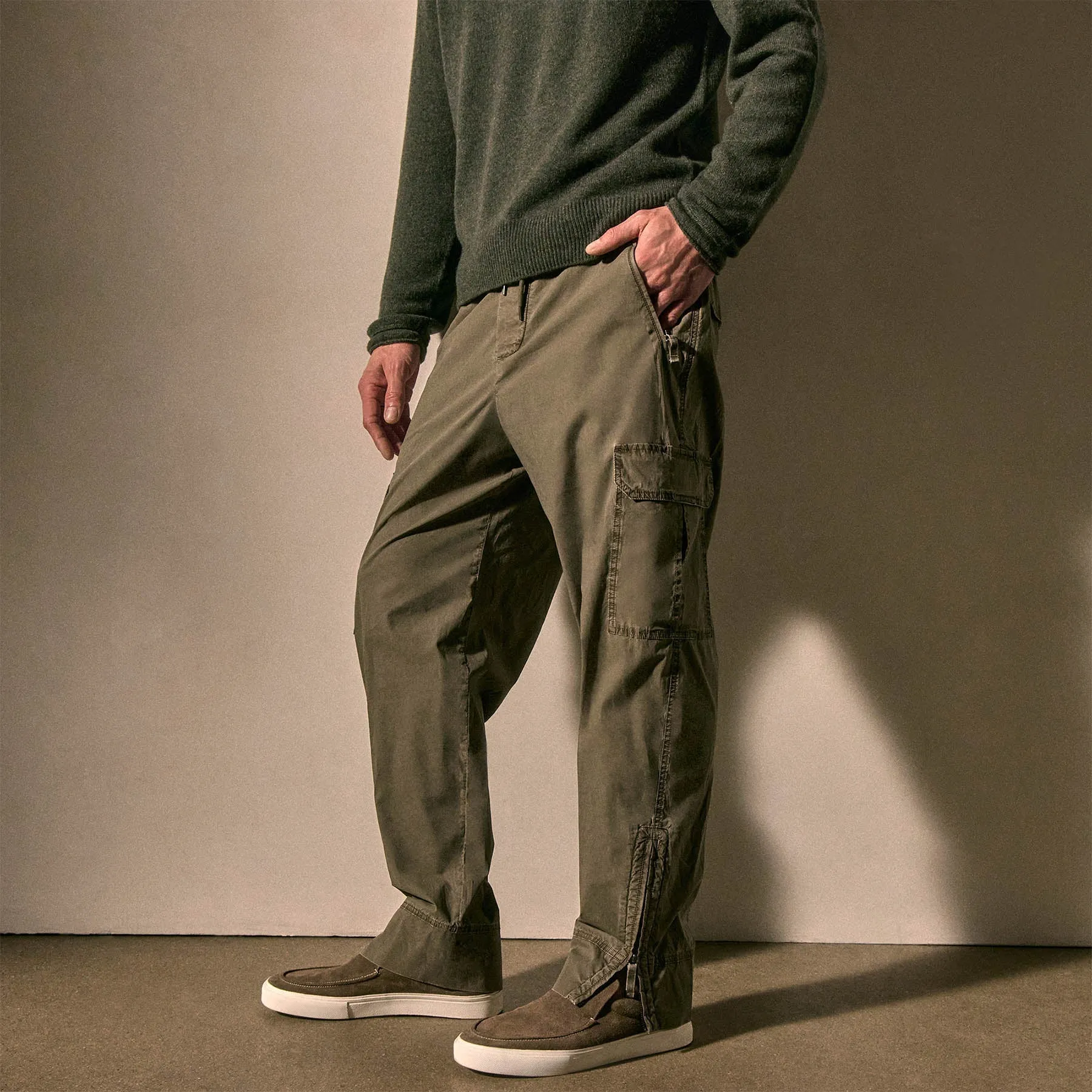 Parachute Poplin Cargo - Birch Pigment sold by James Perse product image thumbnail 2