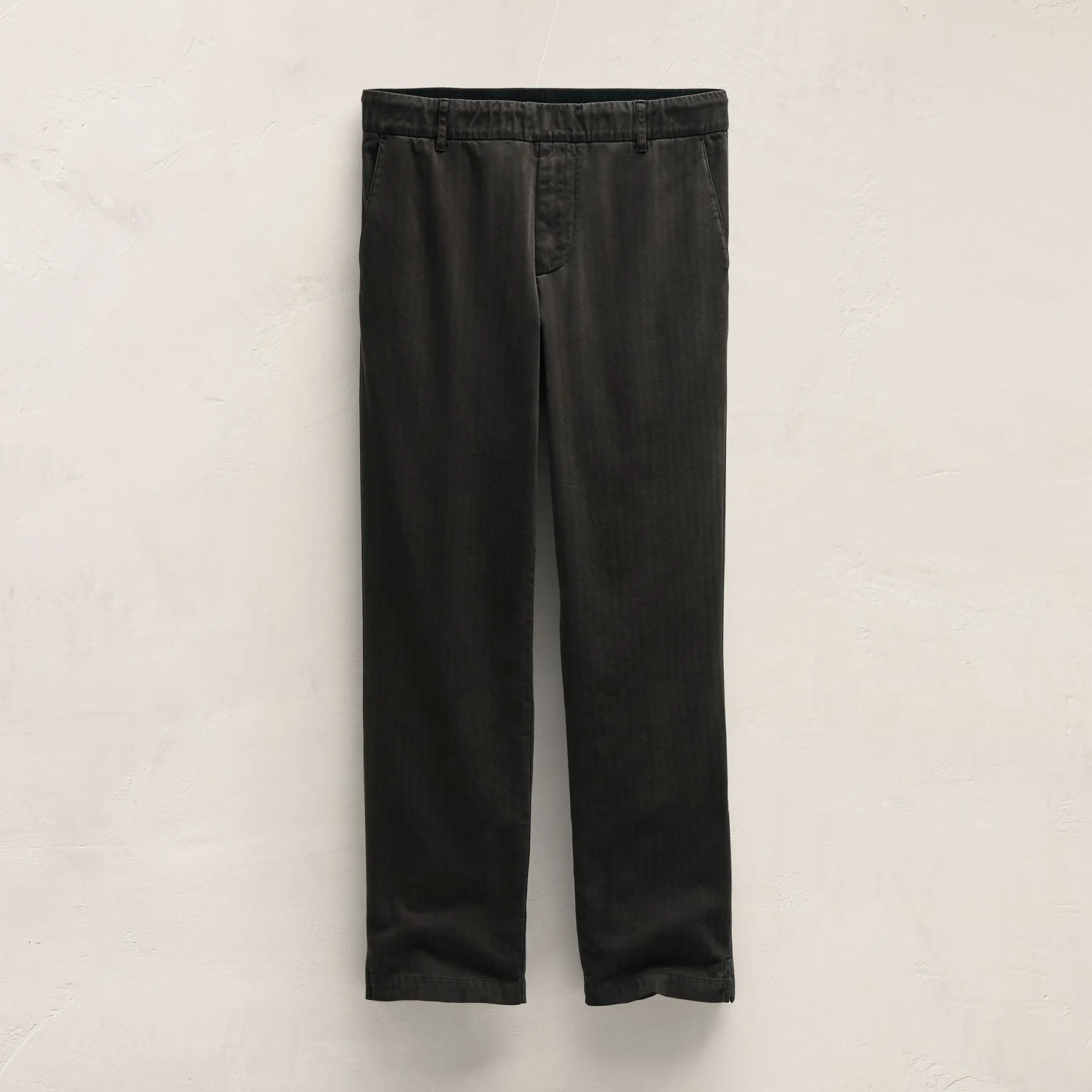 Herringbone Twill Trouser - Magma Pigment sold by James Perse product image thumbnail 2