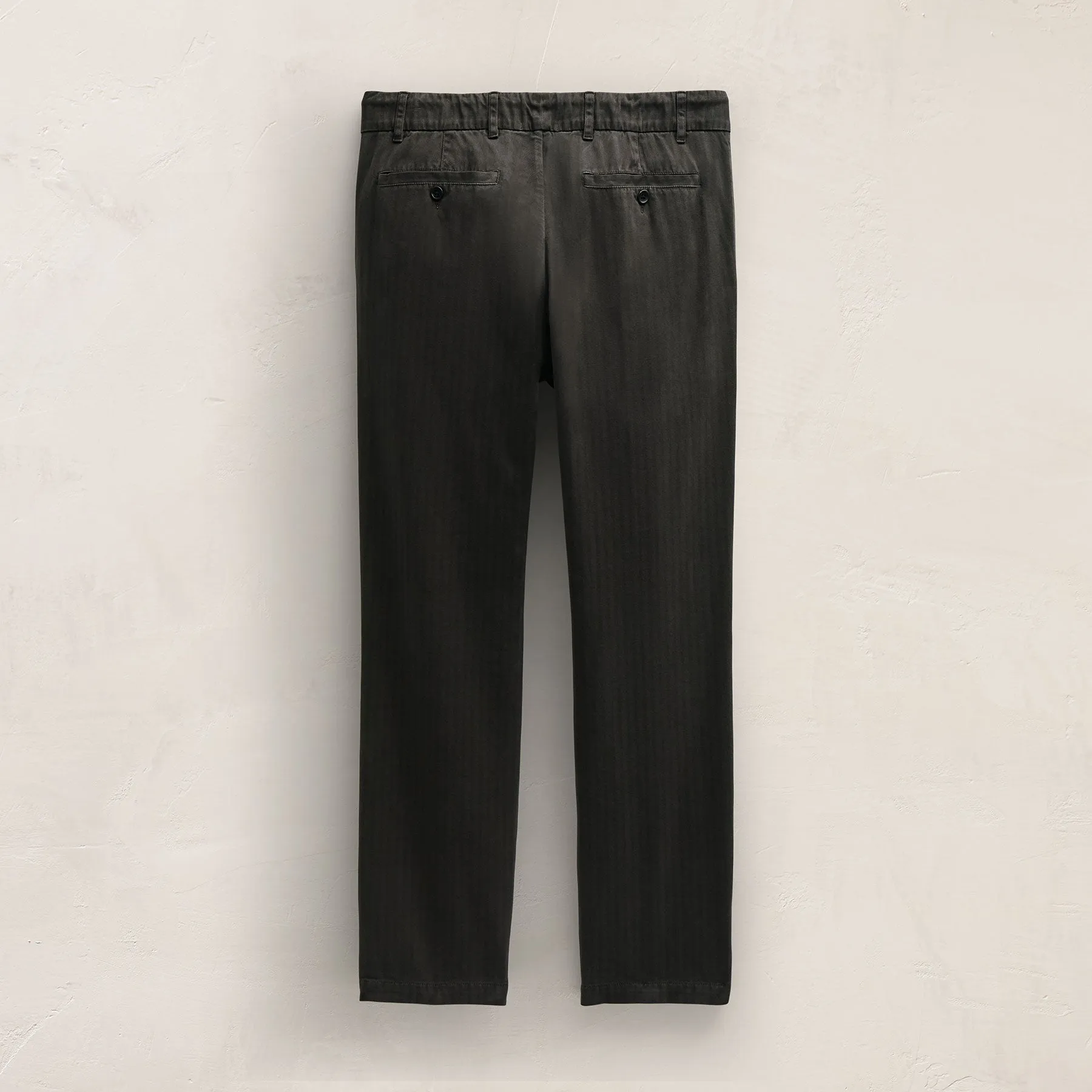 Herringbone Twill Trouser - Magma Pigment sold by James Perse product image thumbnail 3