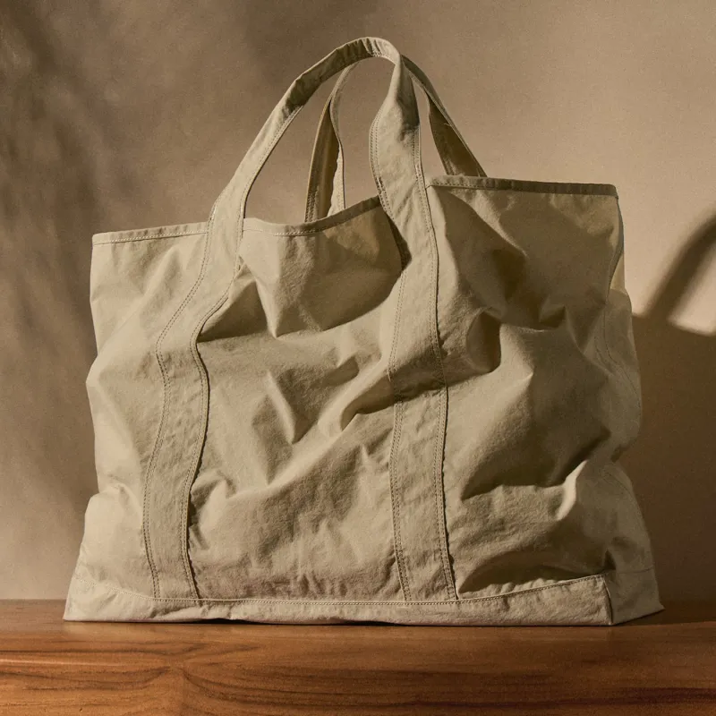 Large Matte Nylon Tote - New Sand sold by James Perse