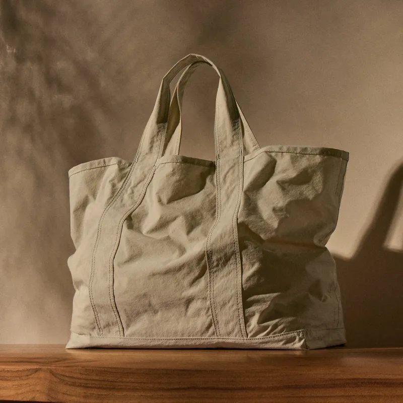 Small Matte Nylon Tote - New Sand sold by James Perse
