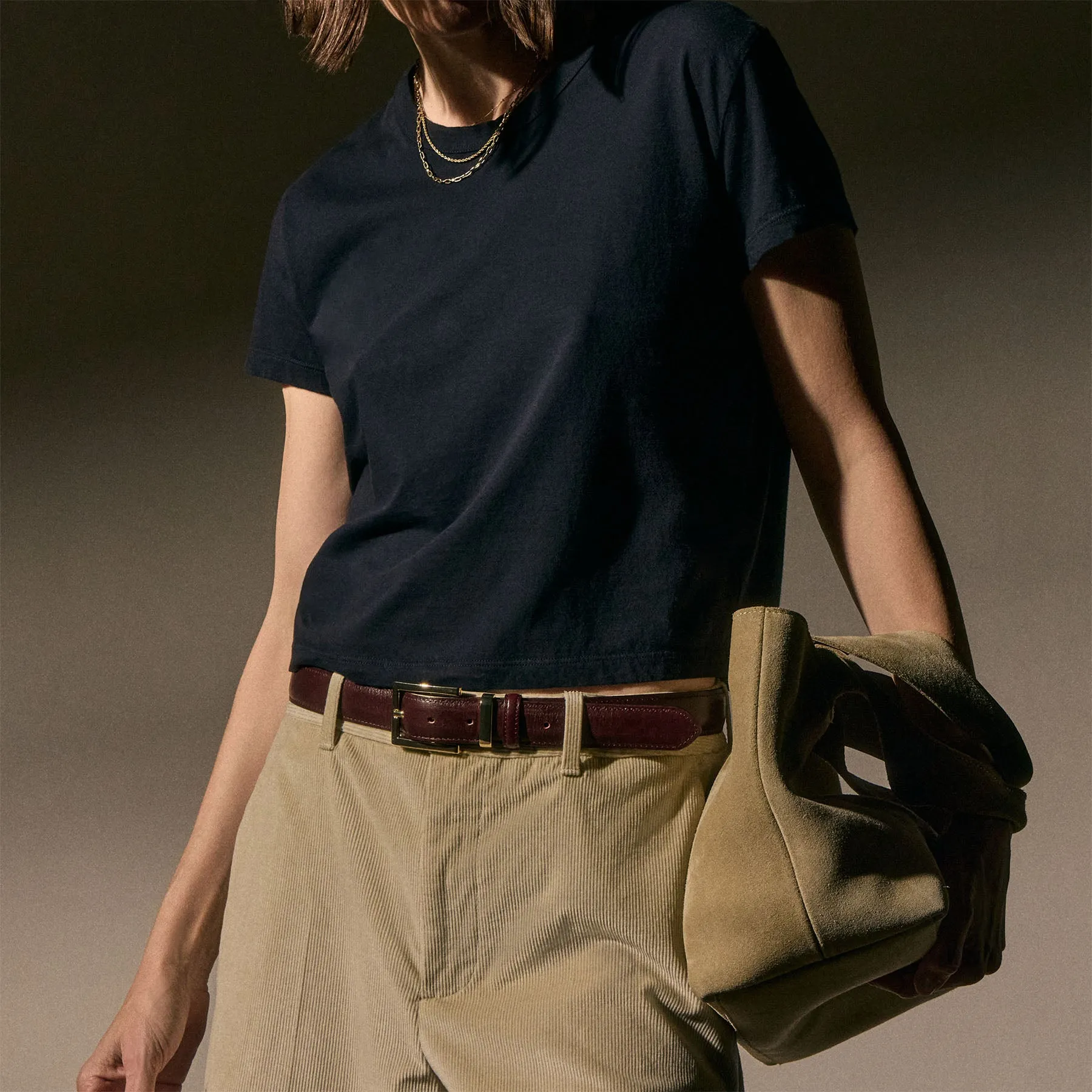 Shrunken Crew Neck Tee - Deep sold by James Perse product image thumbnail 2