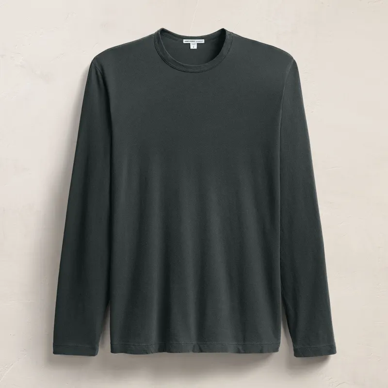 Long Sleeve Crew Neck - Fern sold by James Perse