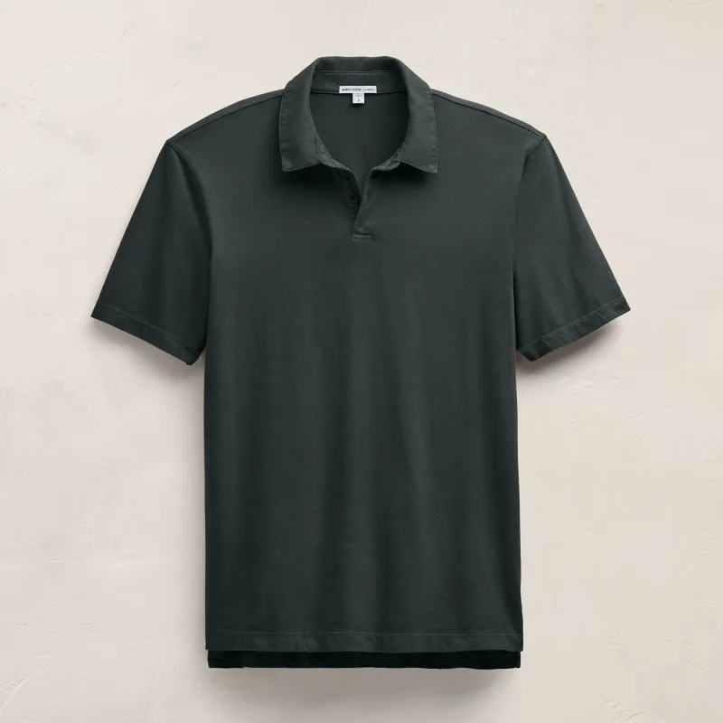 Sueded Jersey Polo - Fern sold by James Perse