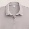 Sueded Jersey Polo - Silver Pigment sold by James Perse