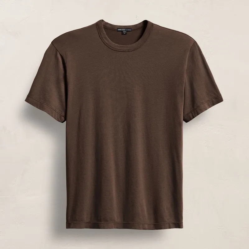 Brushed Lotus Crew - Porcupine sold by James Perse