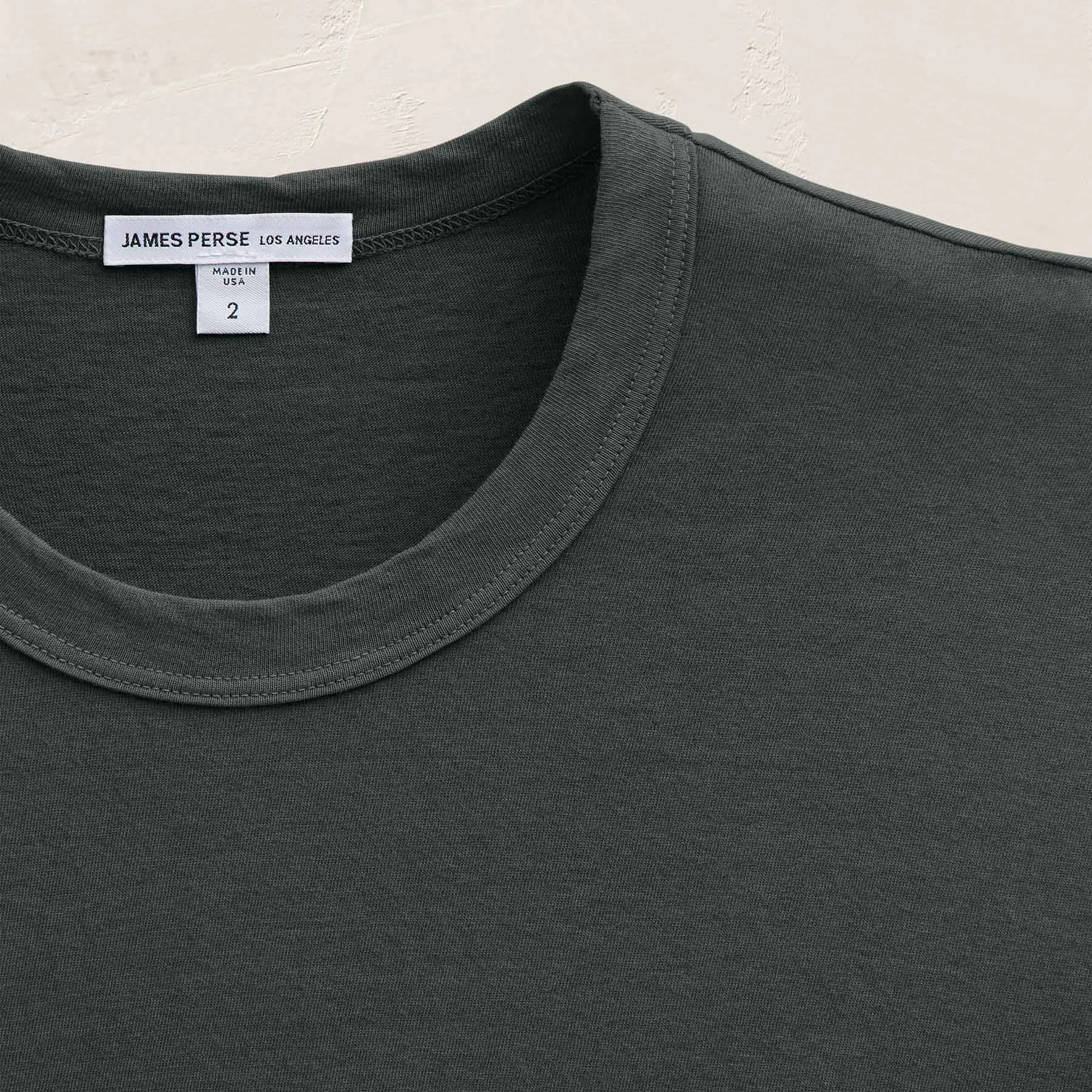 Short Sleeve Crew Neck - Fern sold by James Perse product image thumbnail 2