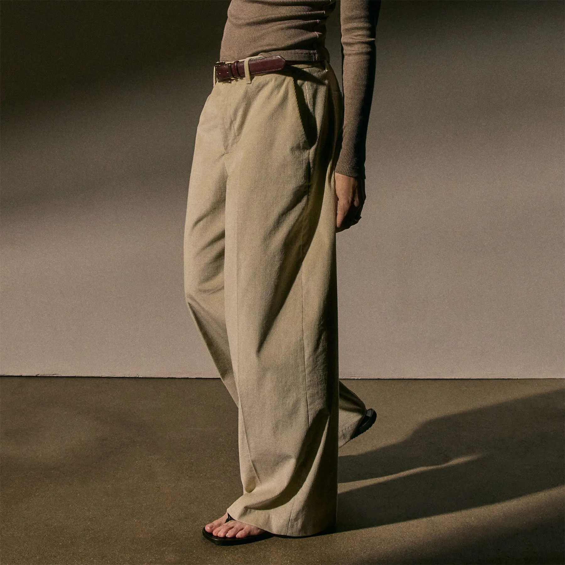 Cotton Cashmere Corduroy Pants - Latte sold by James Perse product image thumbnail 2