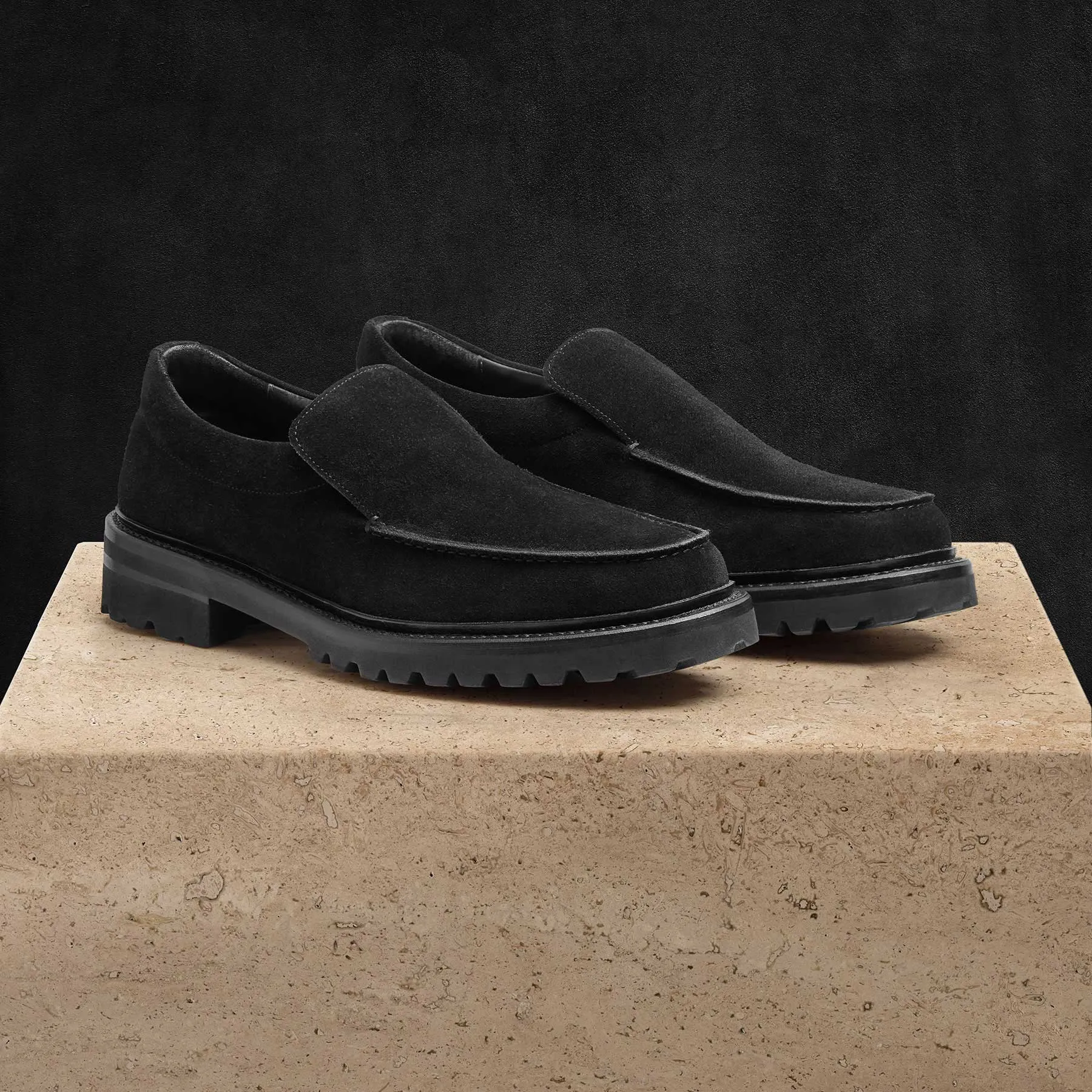 Men's Military Loafer - Black sold by James Perse