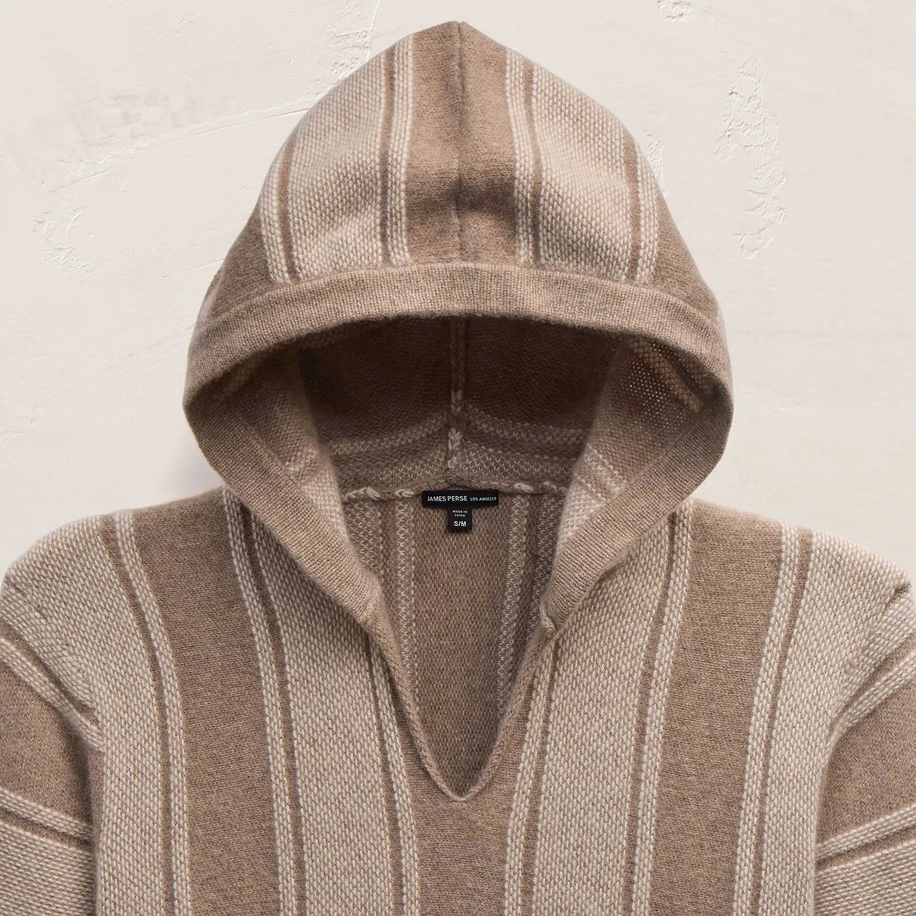 Men's Poncho - Natural Stripe sold by James Perse product image thumbnail 3