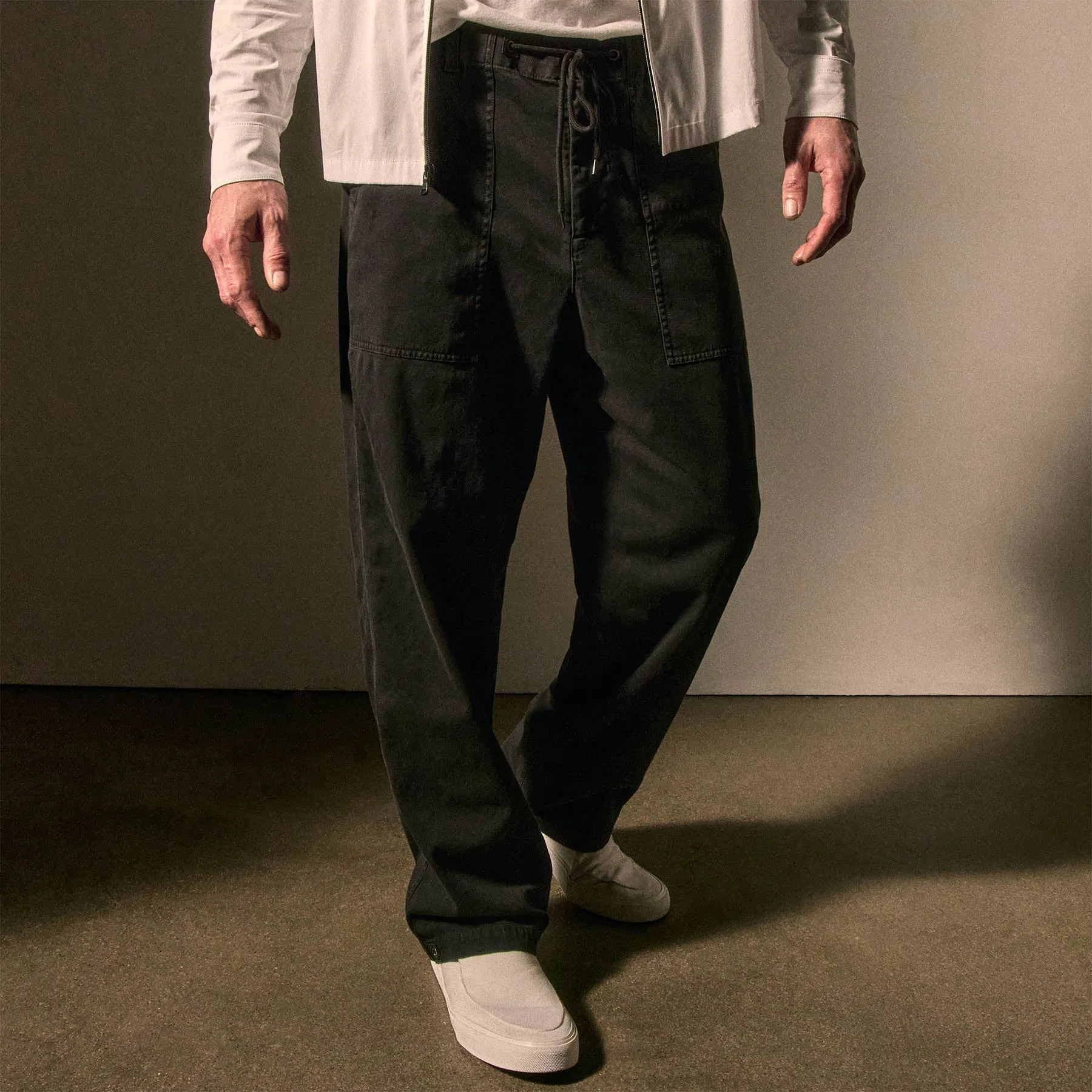 Slub Cotton Utility Flight Pant - Magma Pigment sold by James Perse product image thumbnail 2