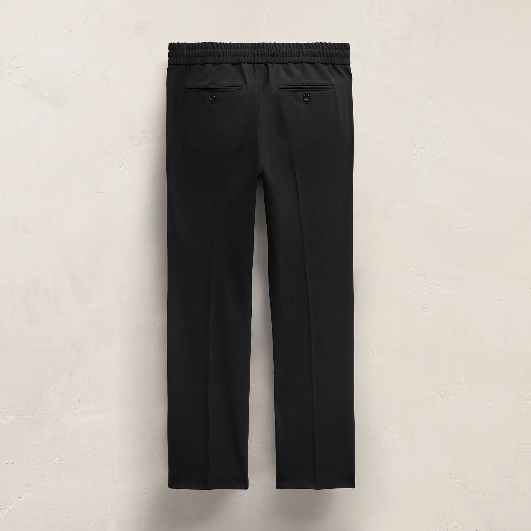 Wool Stretch Trouser - Black sold by James Perse product image thumbnail 3