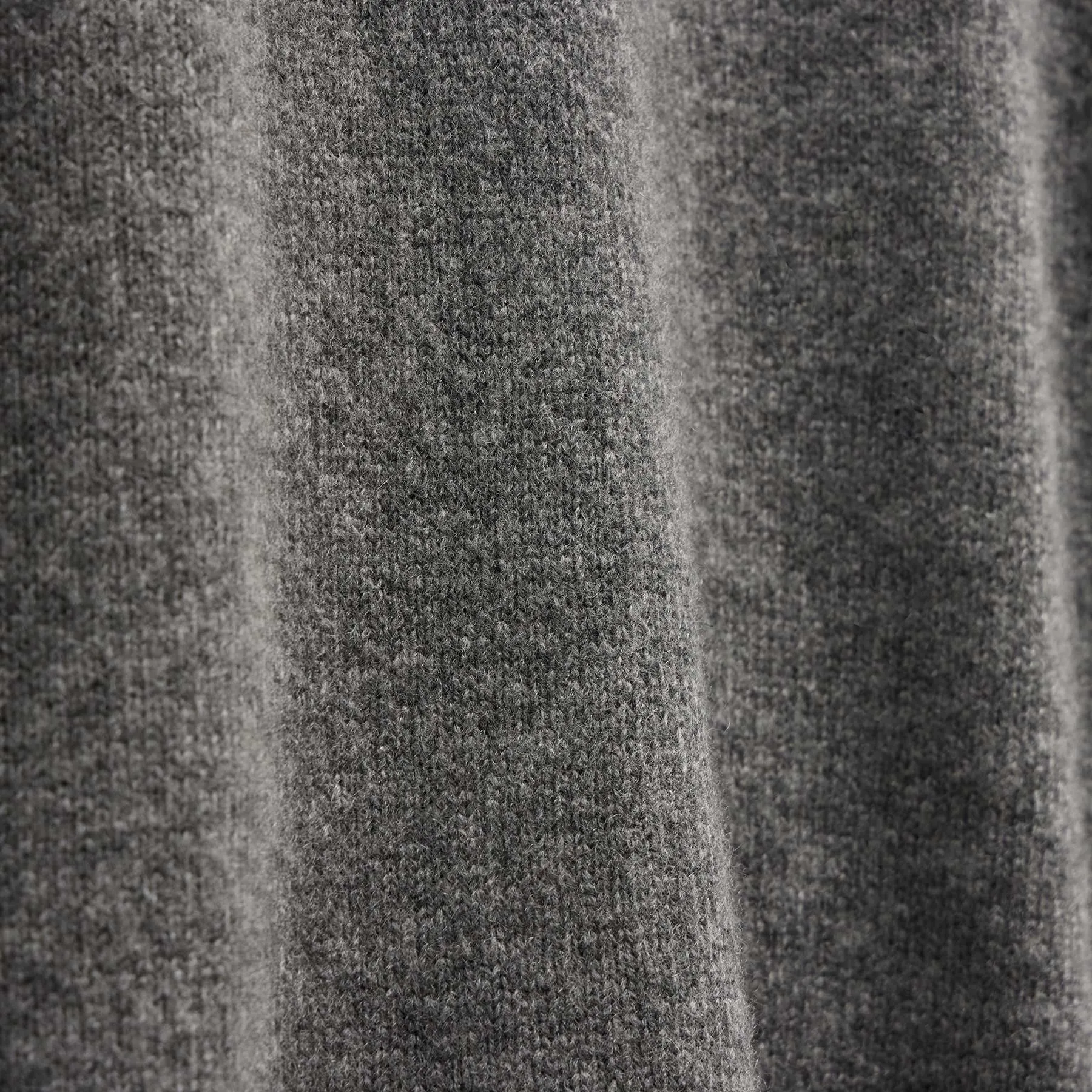 Mid Gauge Cashmere Knit Zip Up Hoodie - Thunder sold by James Perse product image thumbnail 5