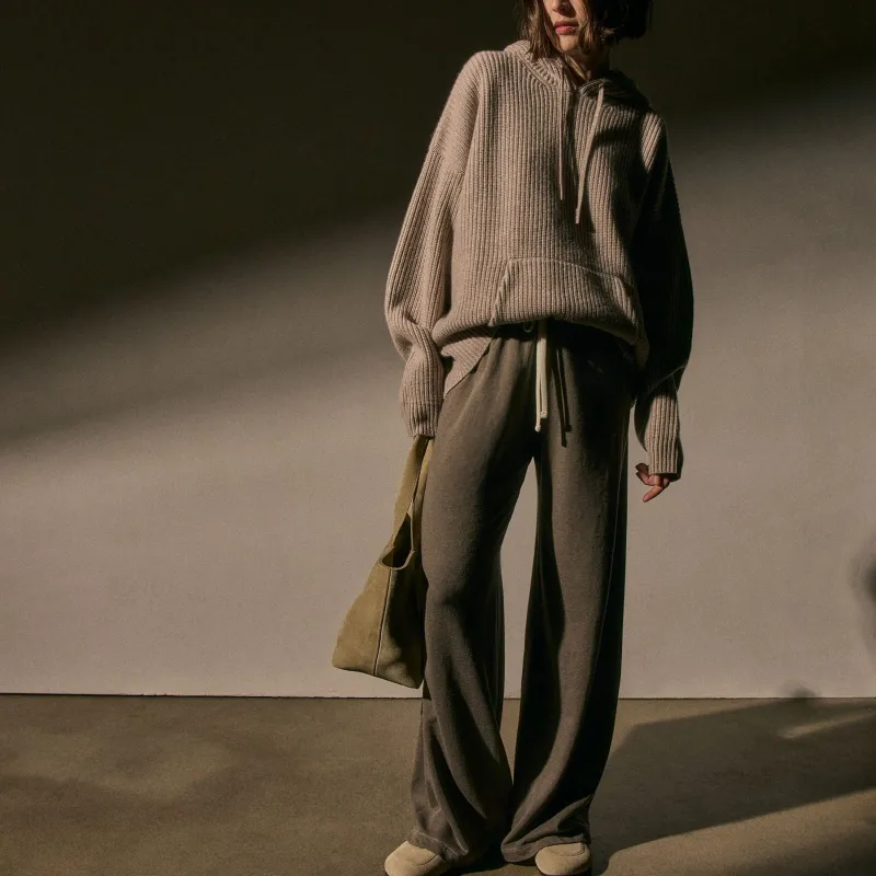 Wide Leg Sweatpant - Caribou Pigment sold by James Perse