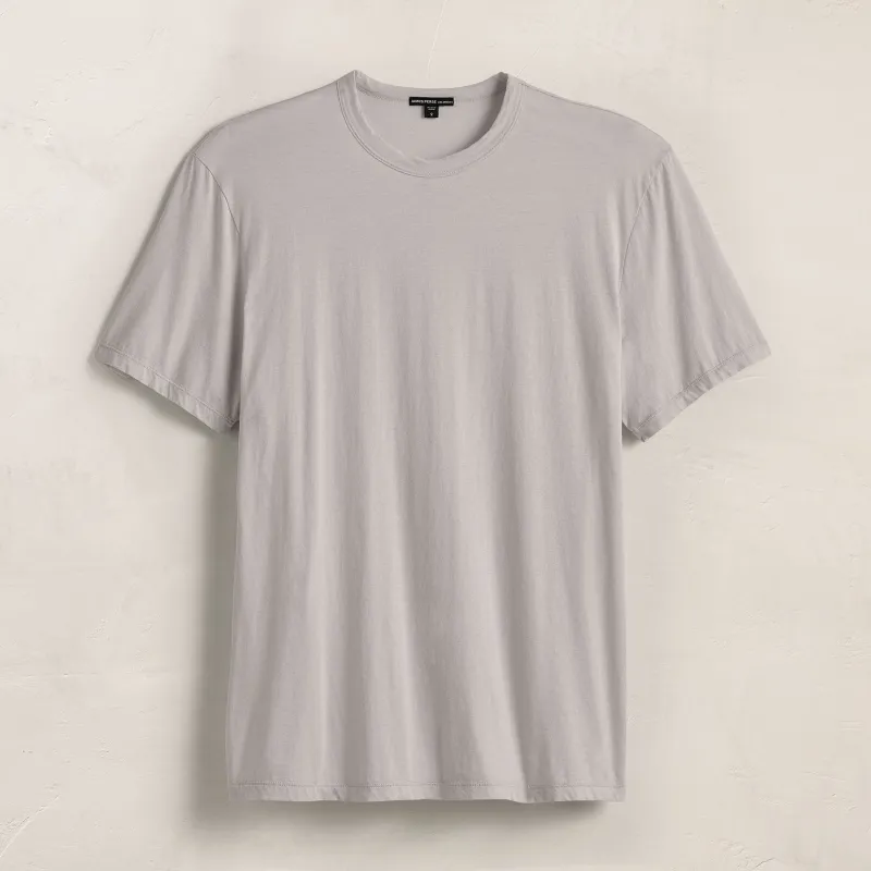 Luxe Lotus Jersey Tee - Silver sold by James Perse
