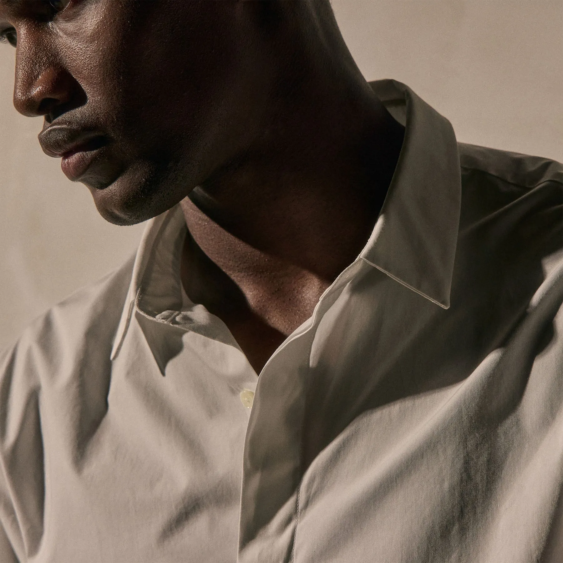 Supima Poplin Shirt - White sold by James Perse product image thumbnail 2