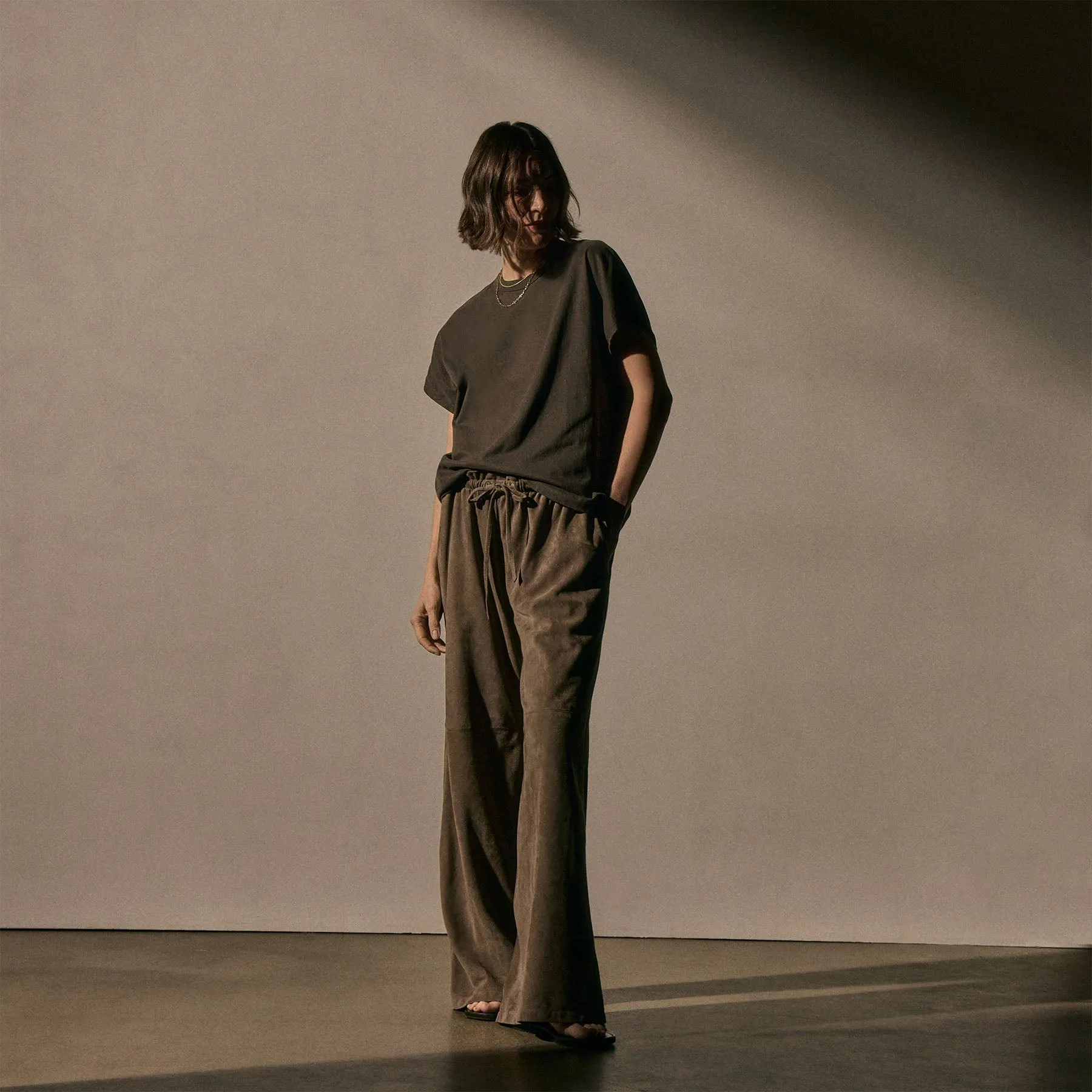 Heavy Luxe Jersey Cap Sleeve Tee - Porcupine sold by James Perse product image thumbnail 2