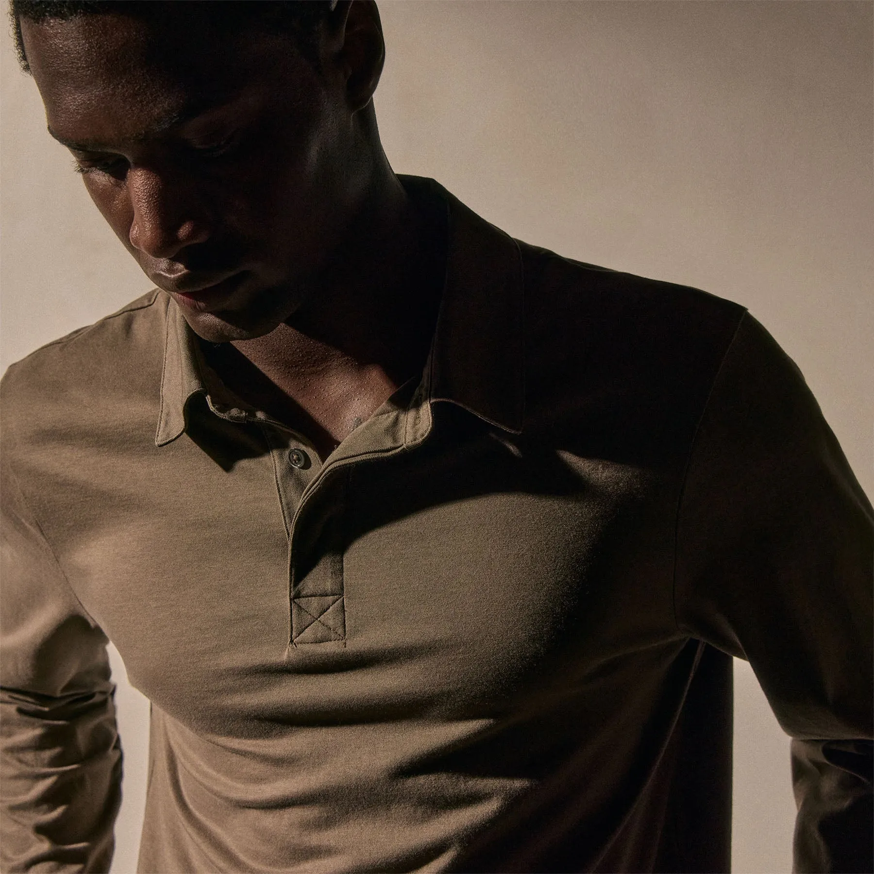 Heavy Luxe Rugby Polo - Caribou sold by James Perse product image thumbnail 4