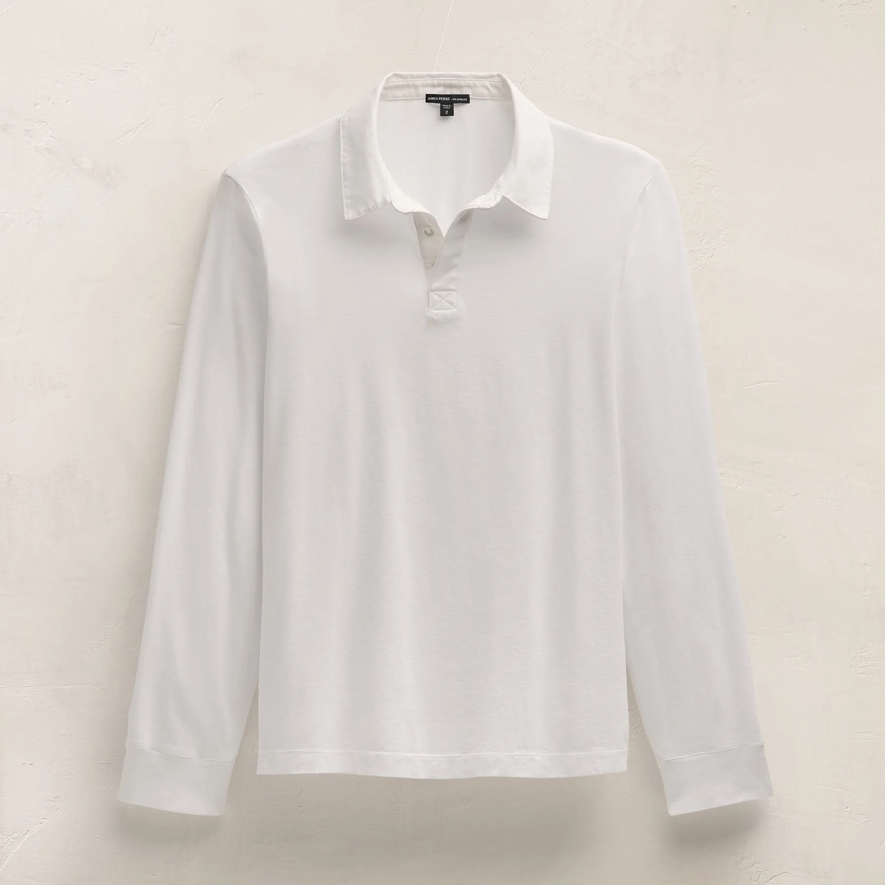 Heavy Luxe Rugby Polo - White sold by James Perse product image thumbnail 2
