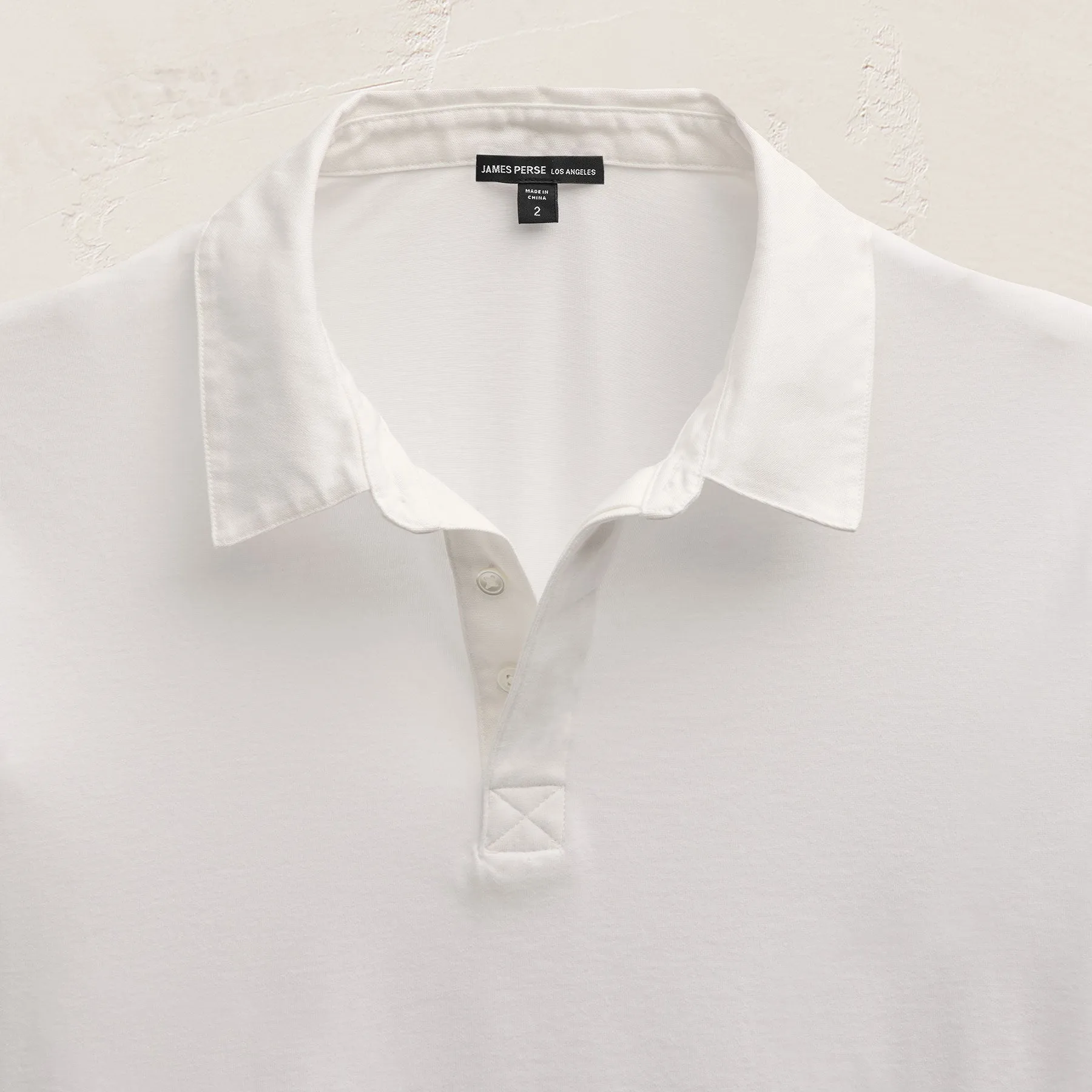 Heavy Luxe Rugby Polo - White sold by James Perse product image thumbnail 3