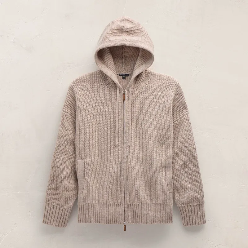 Unisex Beach Zip Sweater - Stone sold by James Perse