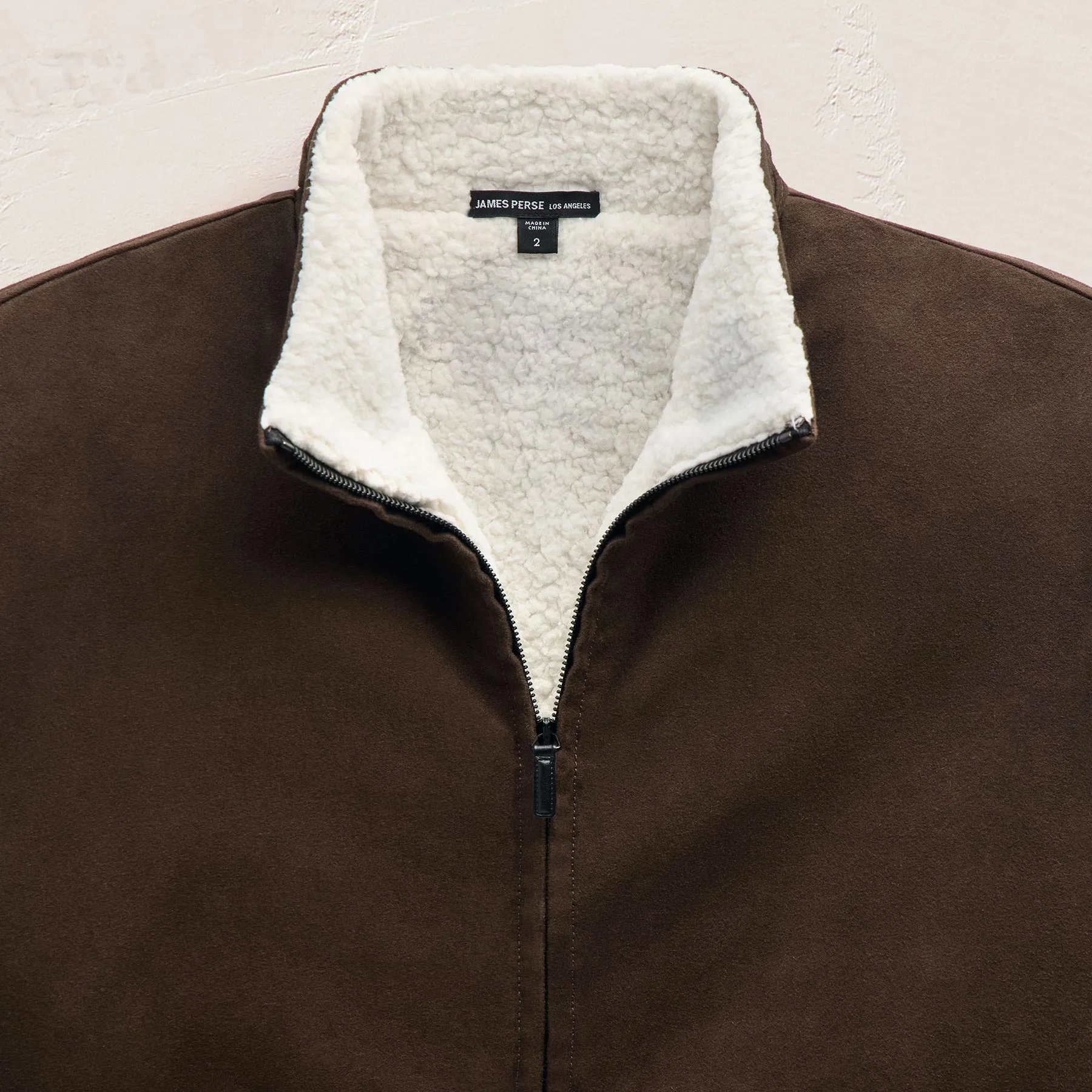 Cotton Moleskin Flight Jacket - Porcupine sold by James Perse product image thumbnail 3