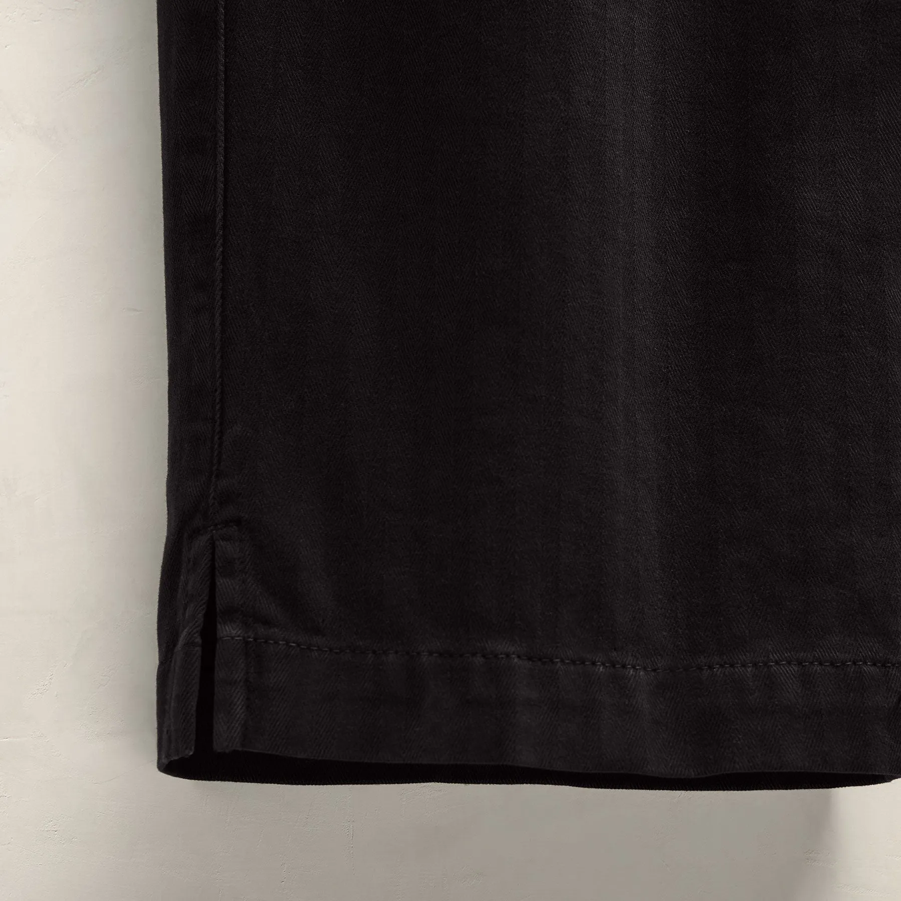 Herringbone Twill Trouser - Black sold by James Perse product image thumbnail 3