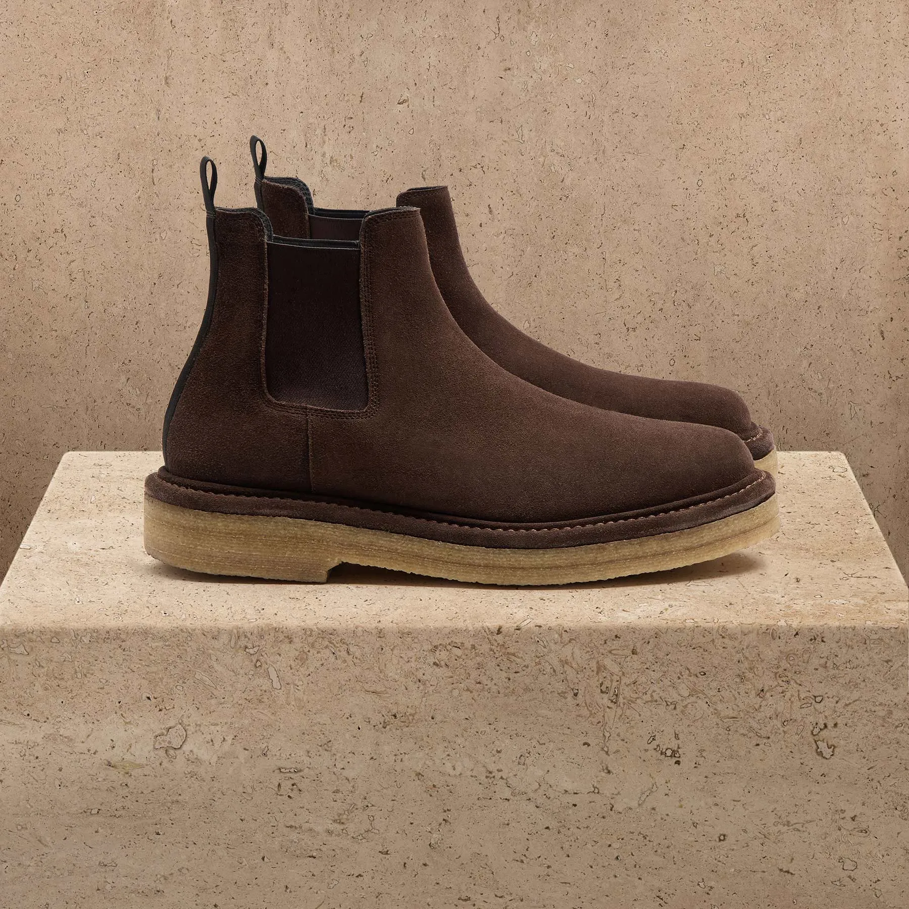 Men's Suede Chelsea Boot - Cafe sold by James Perse product image thumbnail 3