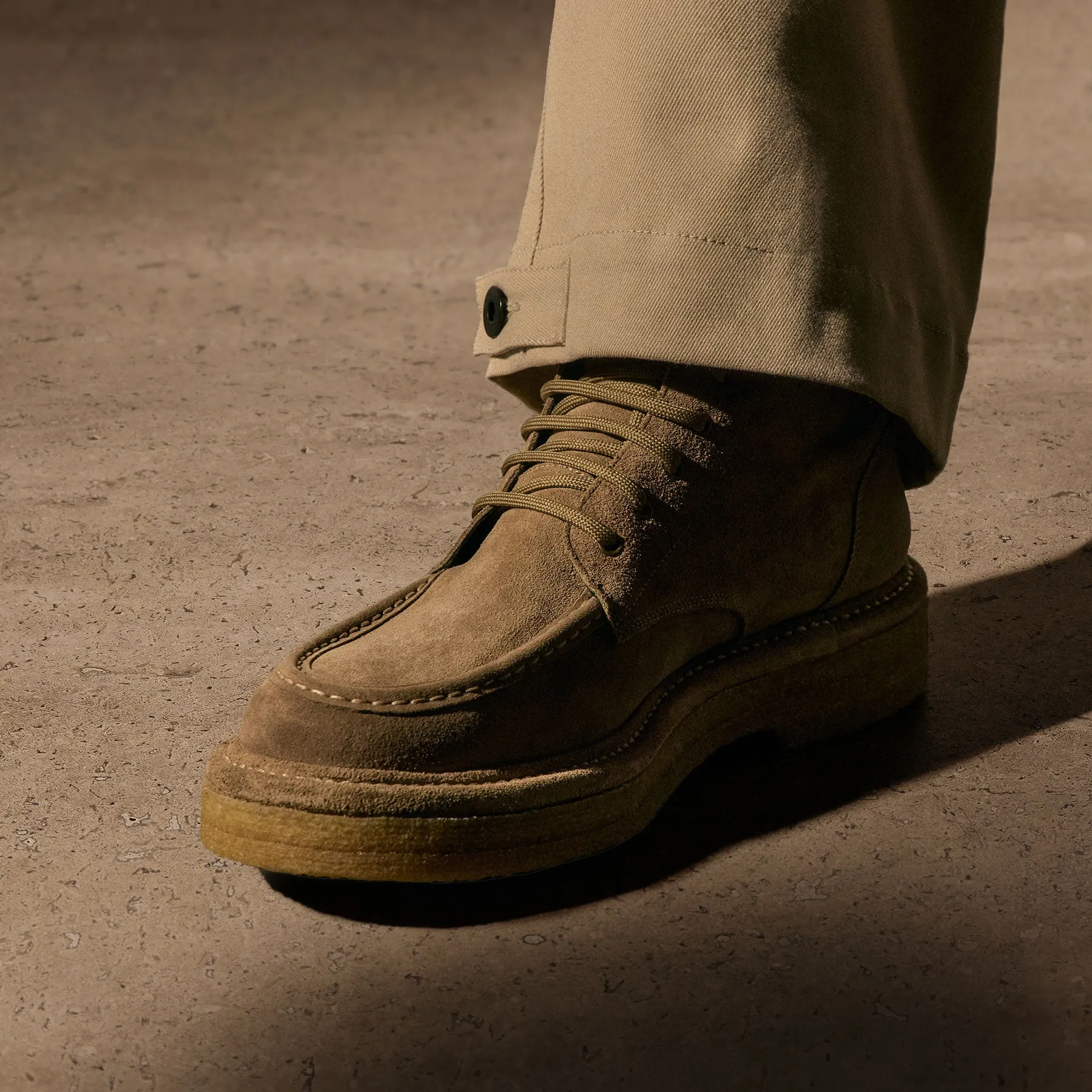 Men's Suede Work Boot - String sold by James Perse product image thumbnail 2