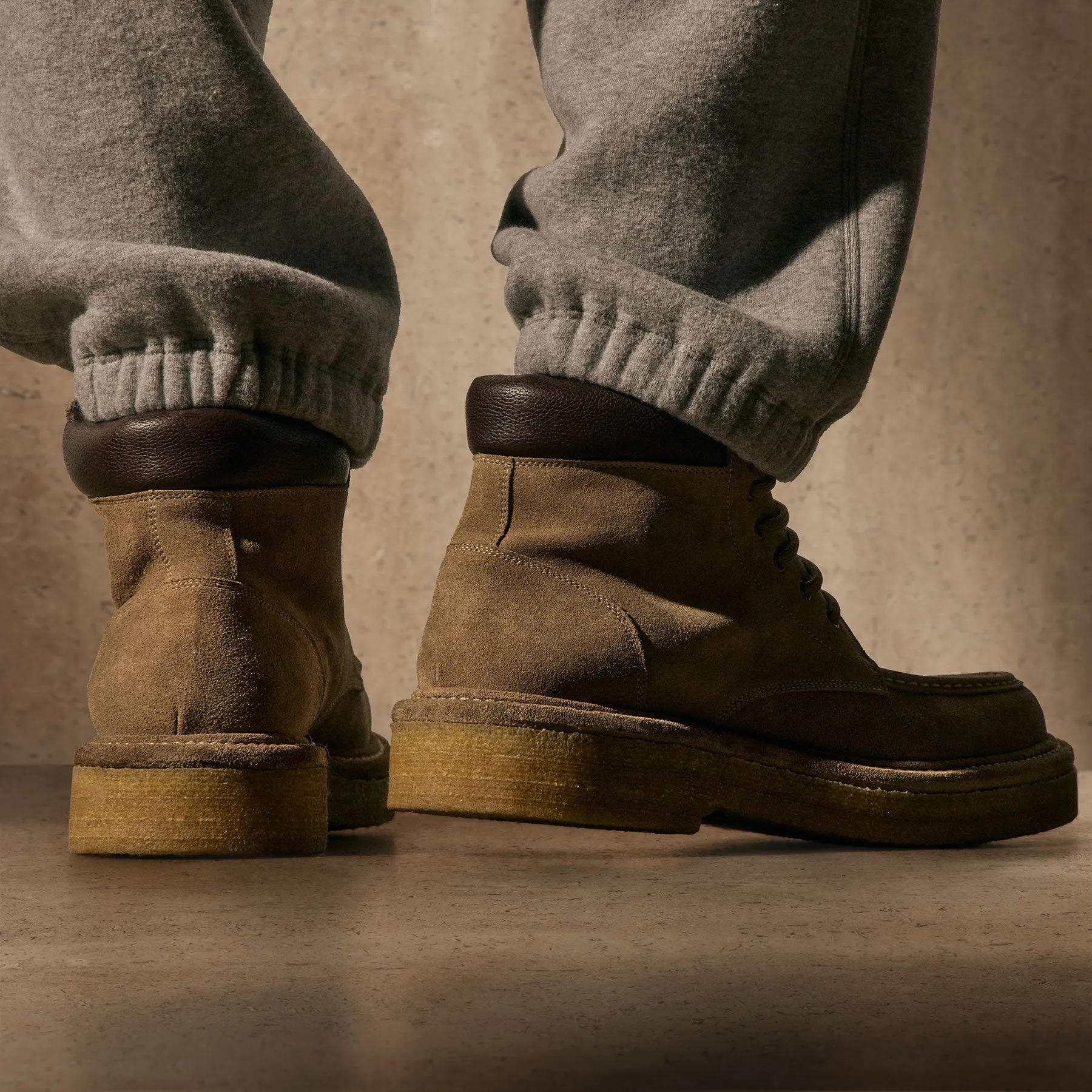 Men's Suede Work Boot - String sold by James Perse product image thumbnail 3