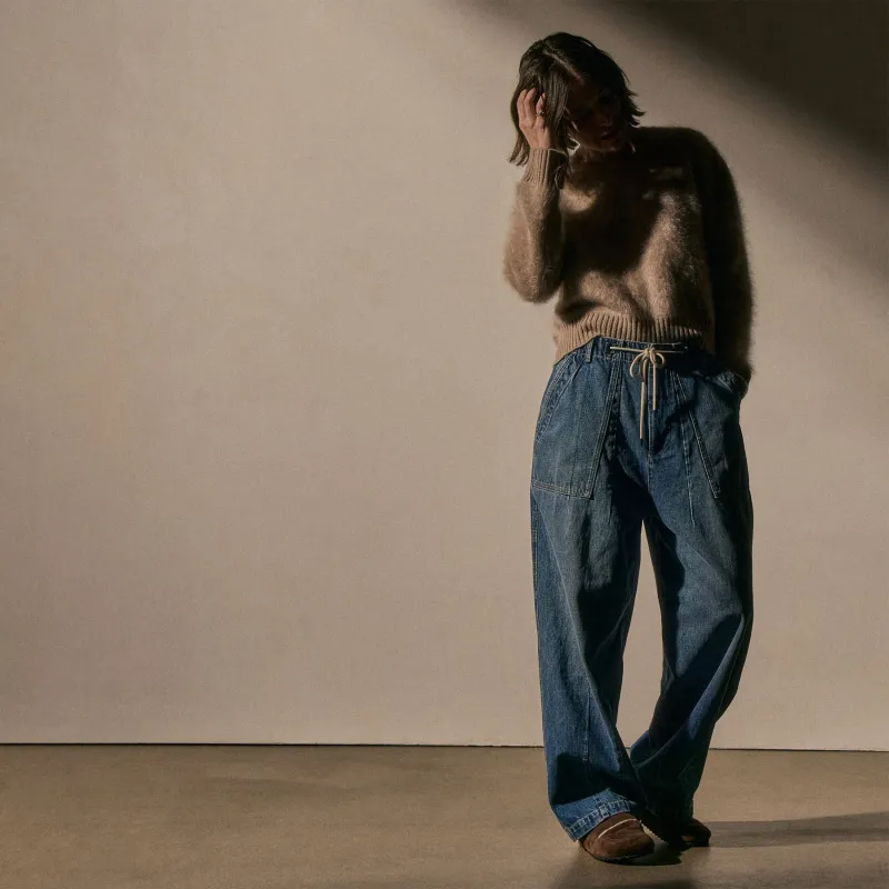 Selvedge Denim Utility Pant - Medium Wash sold by James Perse